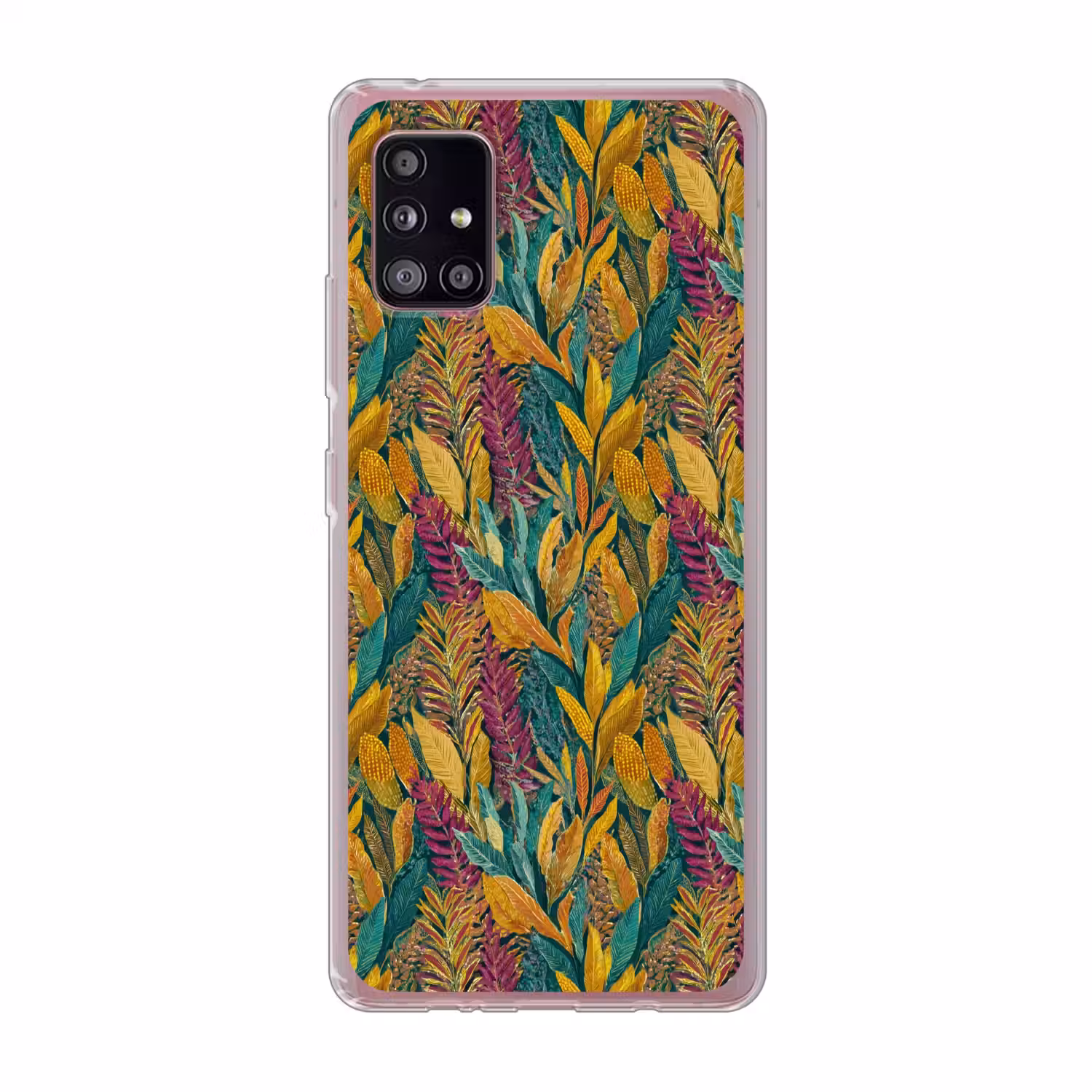 Tropische - Botanisch - Patroon - Kleurrijk - Exotisch Telefoonhoesje Samsung Galaxy A51 5G klein 373 -3d