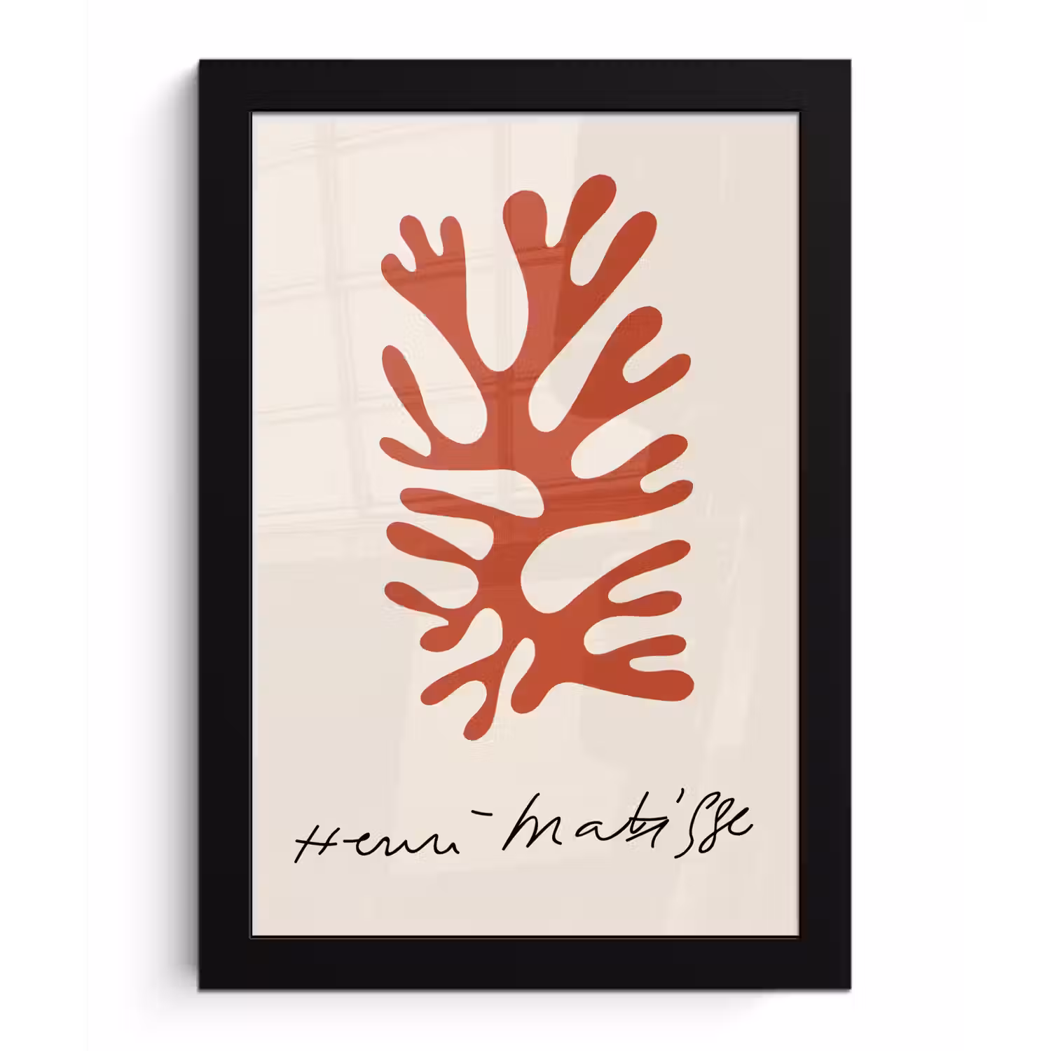 Matisse - Oude meesters - Abstract - Kunstwerk fotolijst zwart zonder passe partout klein -3d