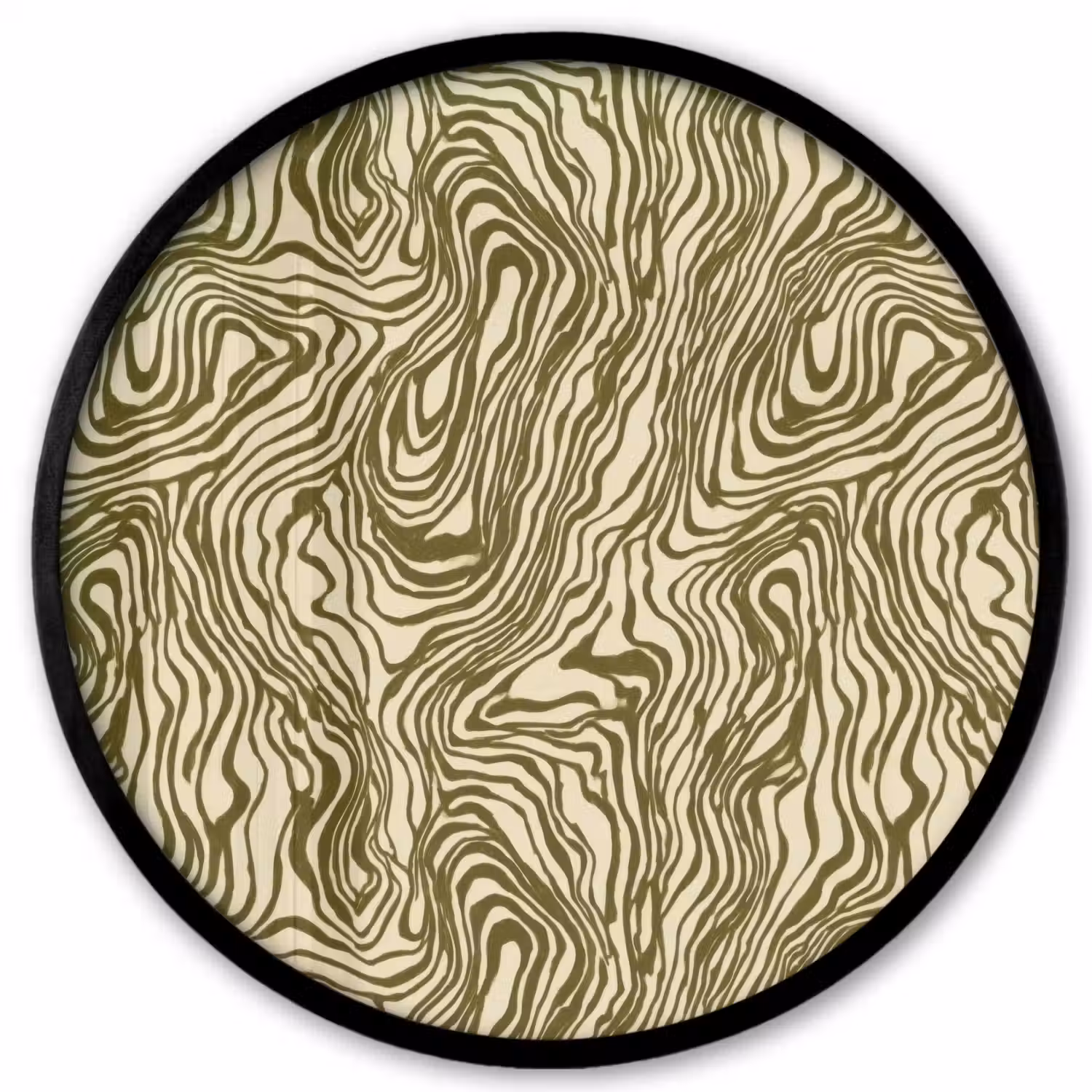 Abstract - Marmer - Groen Fotolijst rond zonder passe partout klein 856 -3d
