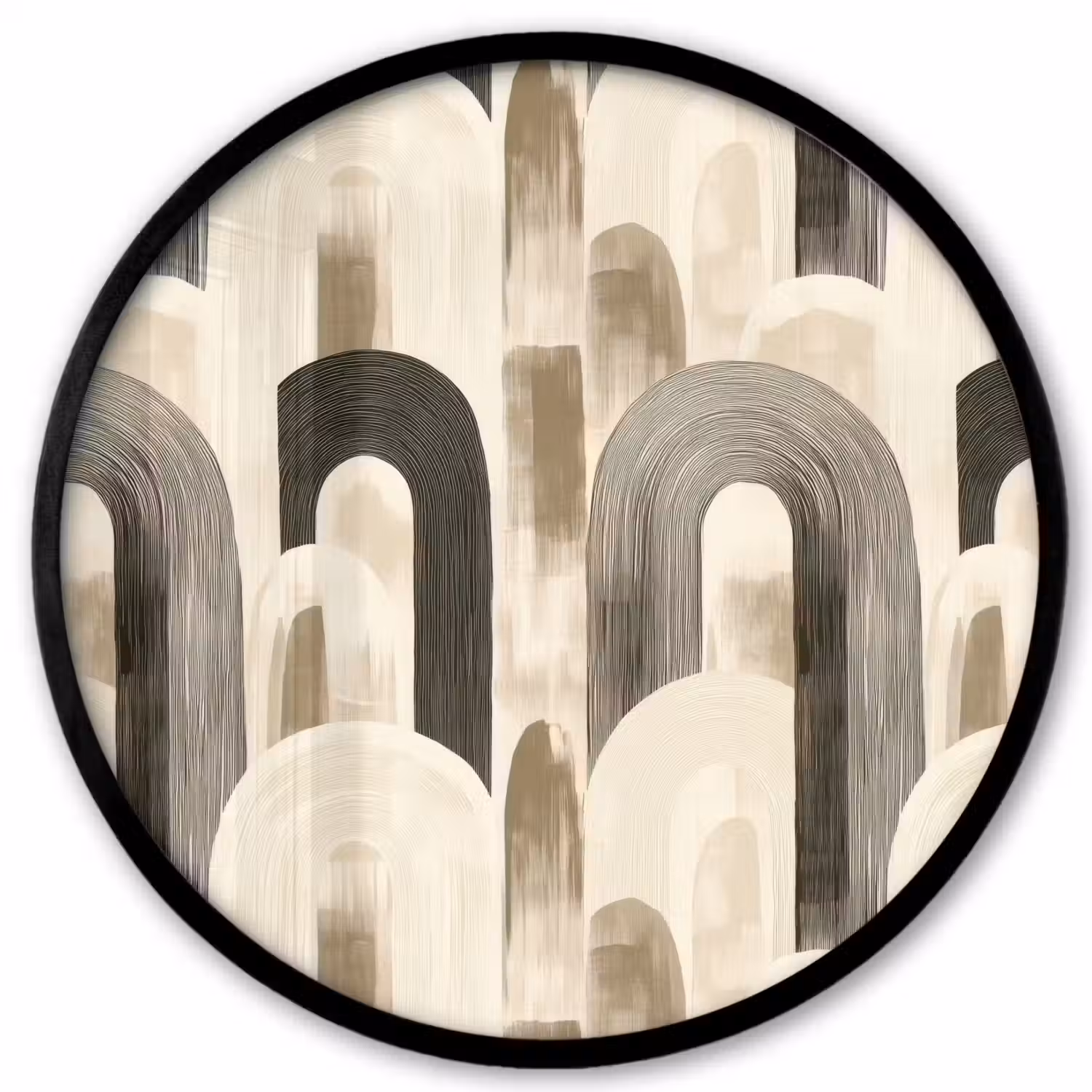 Abstract - Patroon - Bogen Fotolijst rond zonder passe partout klein 856 -3d