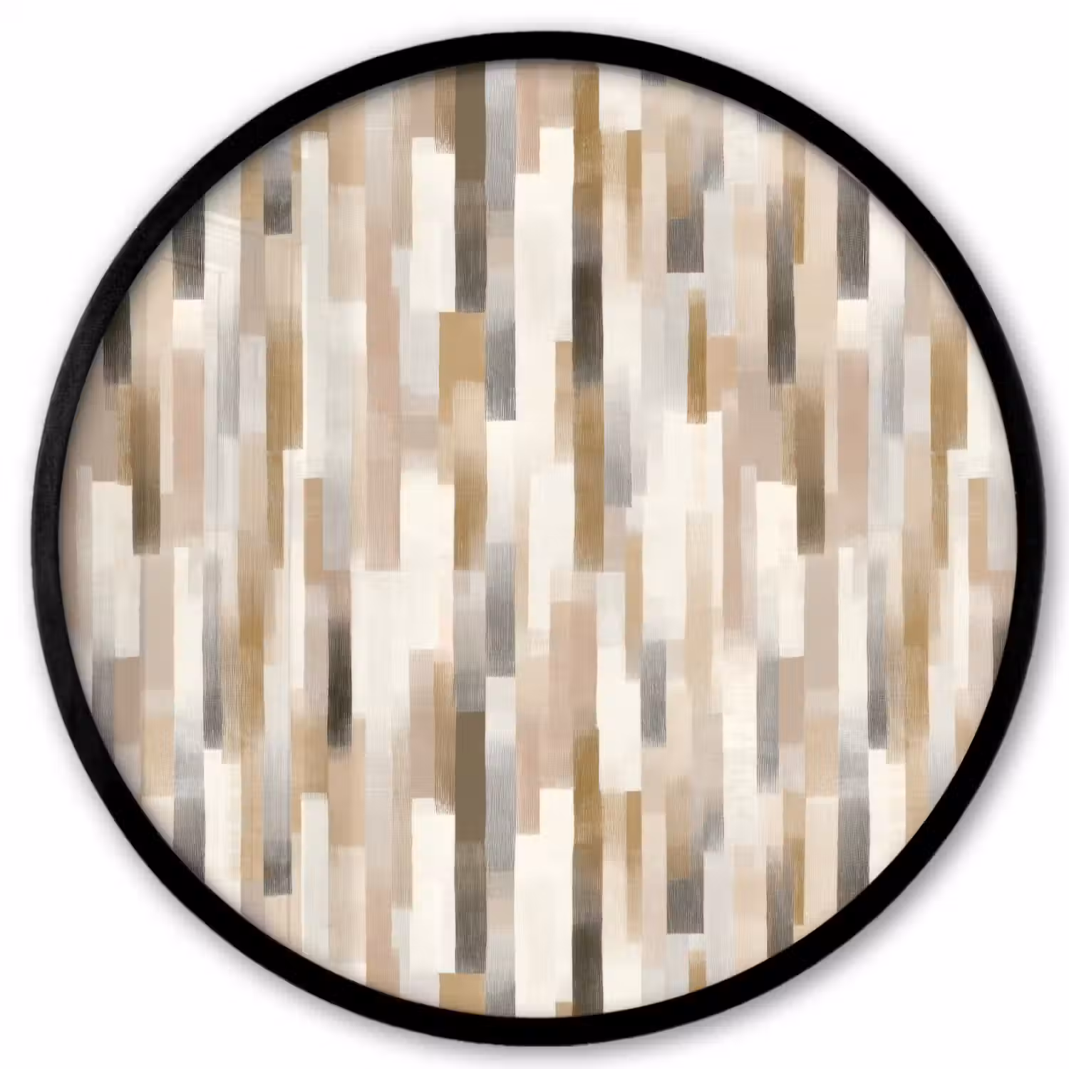 Abstract - Patroon - Kwaststreken Fotolijst rond zonder passe partout klein 856 -3d