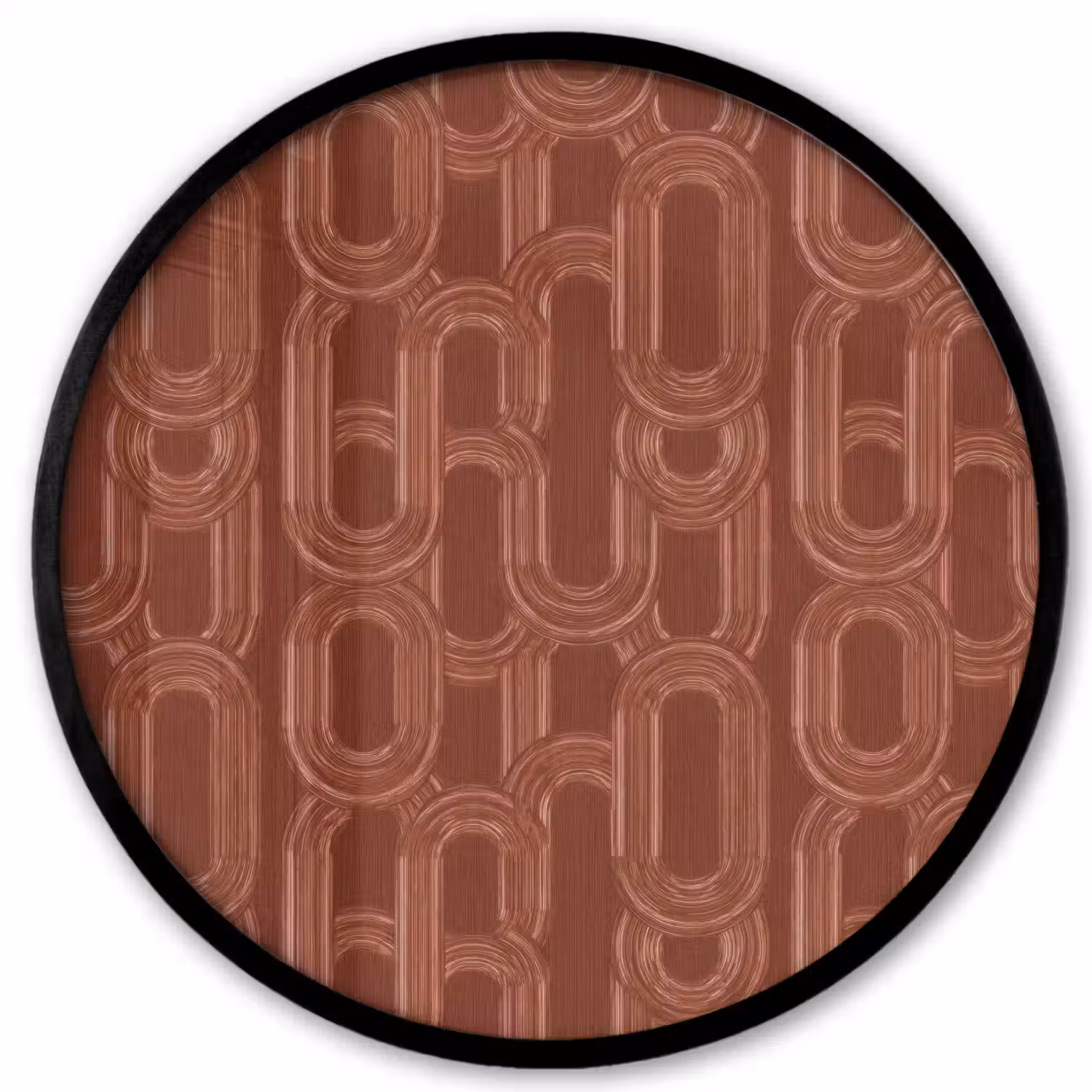 Abstract - Textuur - Bruin Fotolijst rond zonder passe partout klein 856 -3d