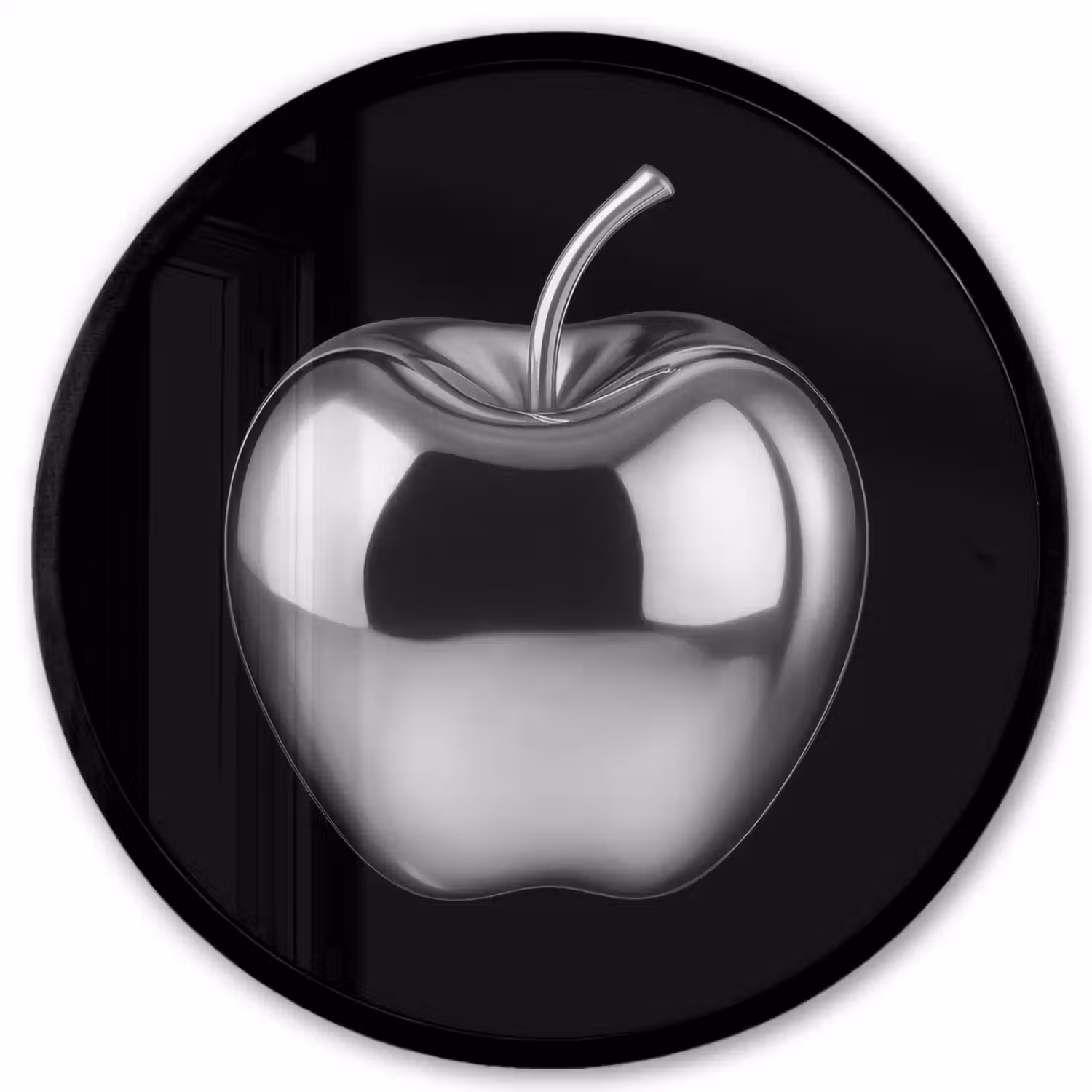 Appel - Metallic - Symmetrisch Fotolijst rond zonder passe partout klein -3d