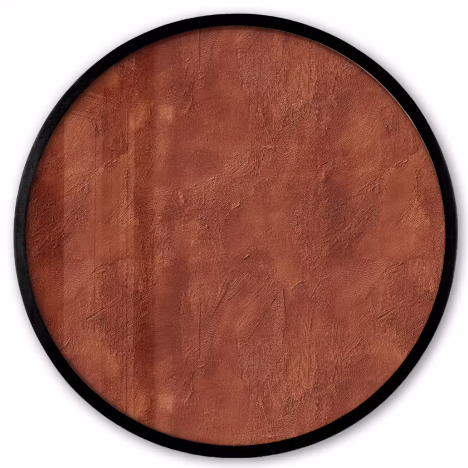 Stucwerk - Textuur - Terracotta Fotolijst rond zonder passe partout klein 856 -3d