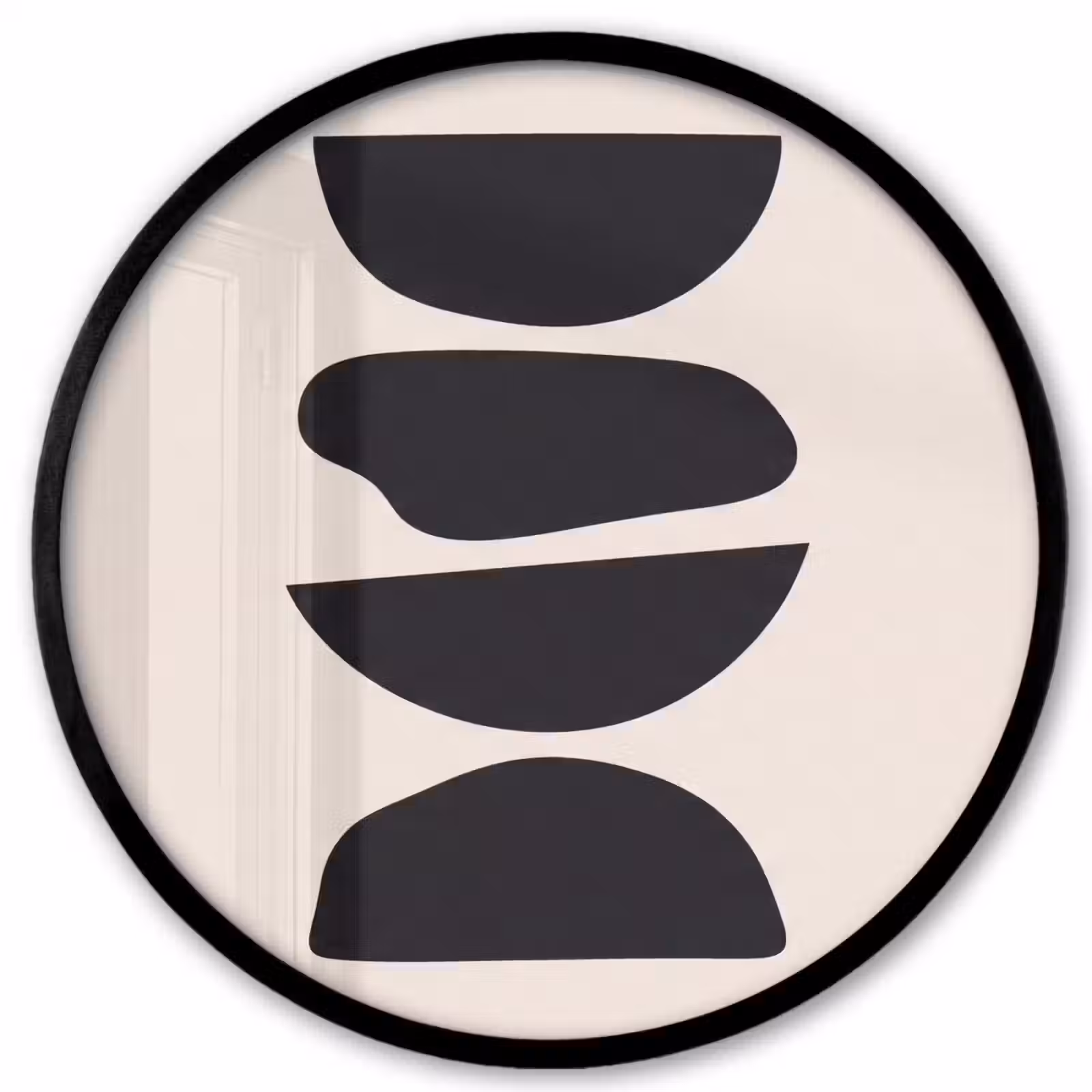Photo Frame Round - Shapes - Abstract - Modern - Vormen - Abstract - Modern Fotolijst rond zonder passe partout klein