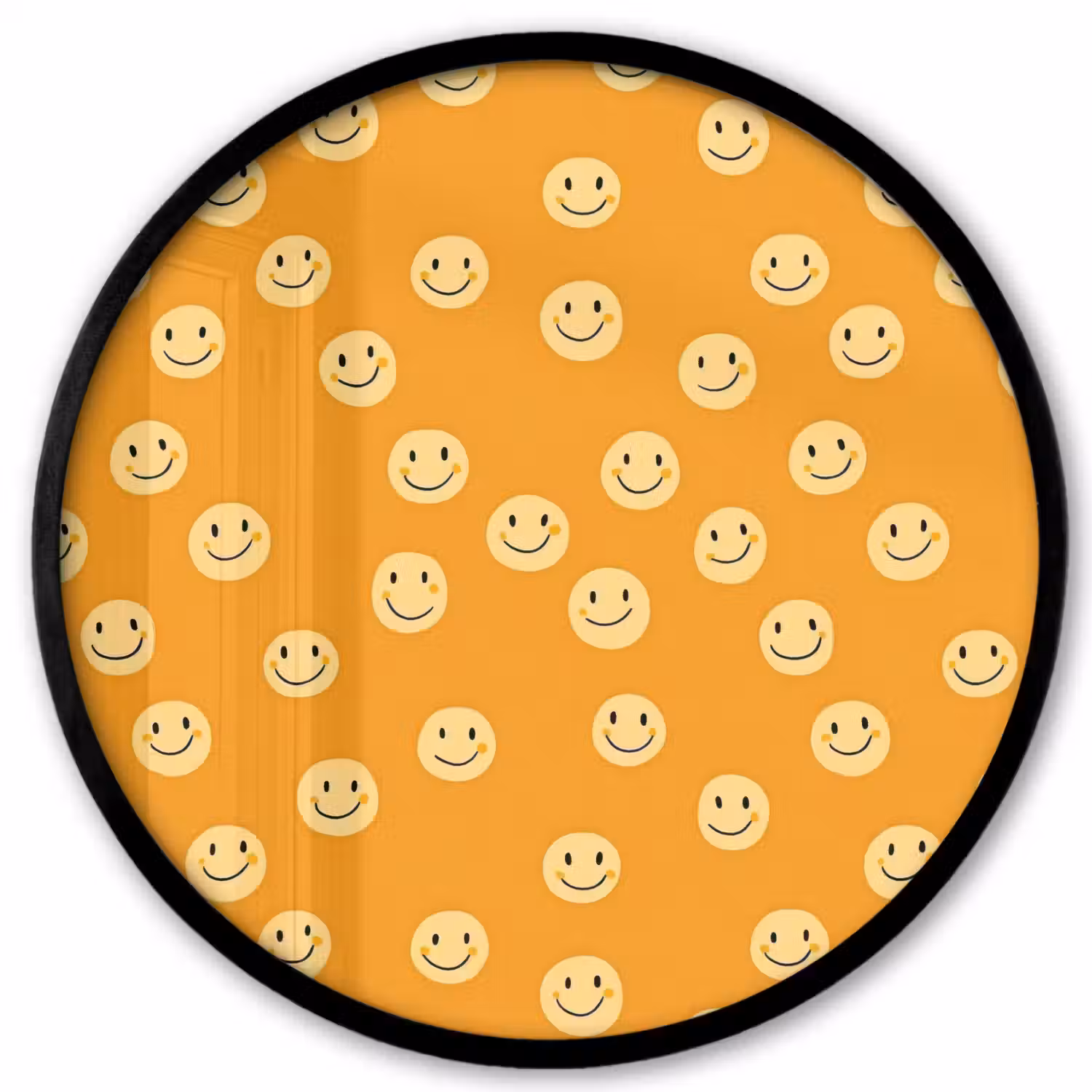 Smileys - Retro - Heel Fotolijst rond zonder passe partout klein 856 -3d