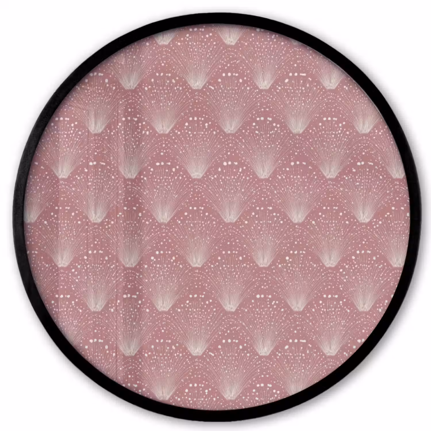 Trendy - Patroon - Roze Fotolijst rond zonder passe partout klein 856 -3d