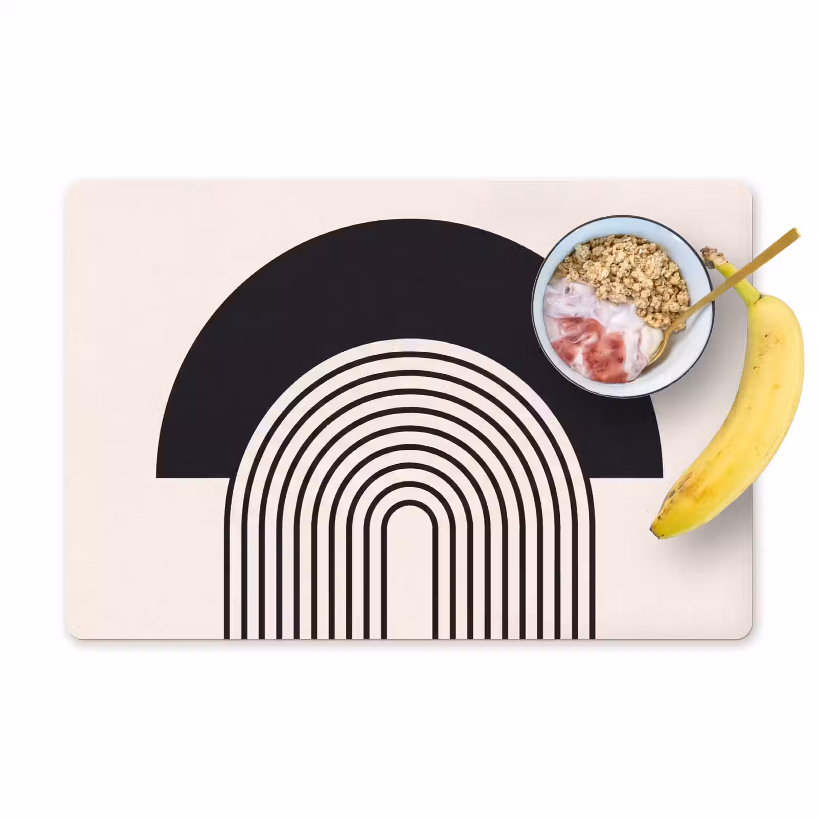 Placemat - 6 pieces - Abstract - Arch - Modern - Abstract - Boog - Modern Placemat vinyl groot