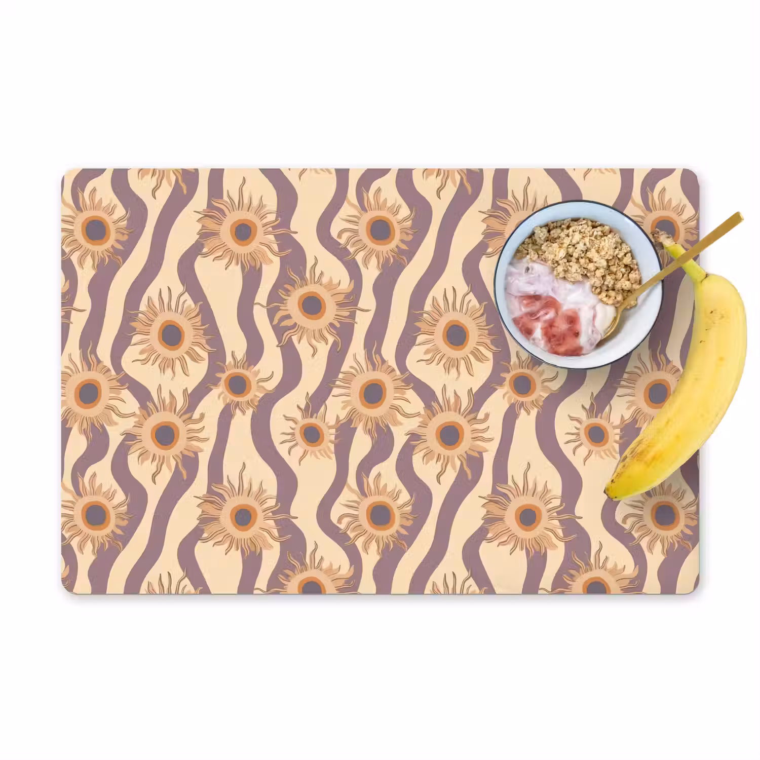 Bohemian - Vibe - Lavendelpaars Placemat vinyl groot 368 -zzzproduct_Kitchenyeah-website