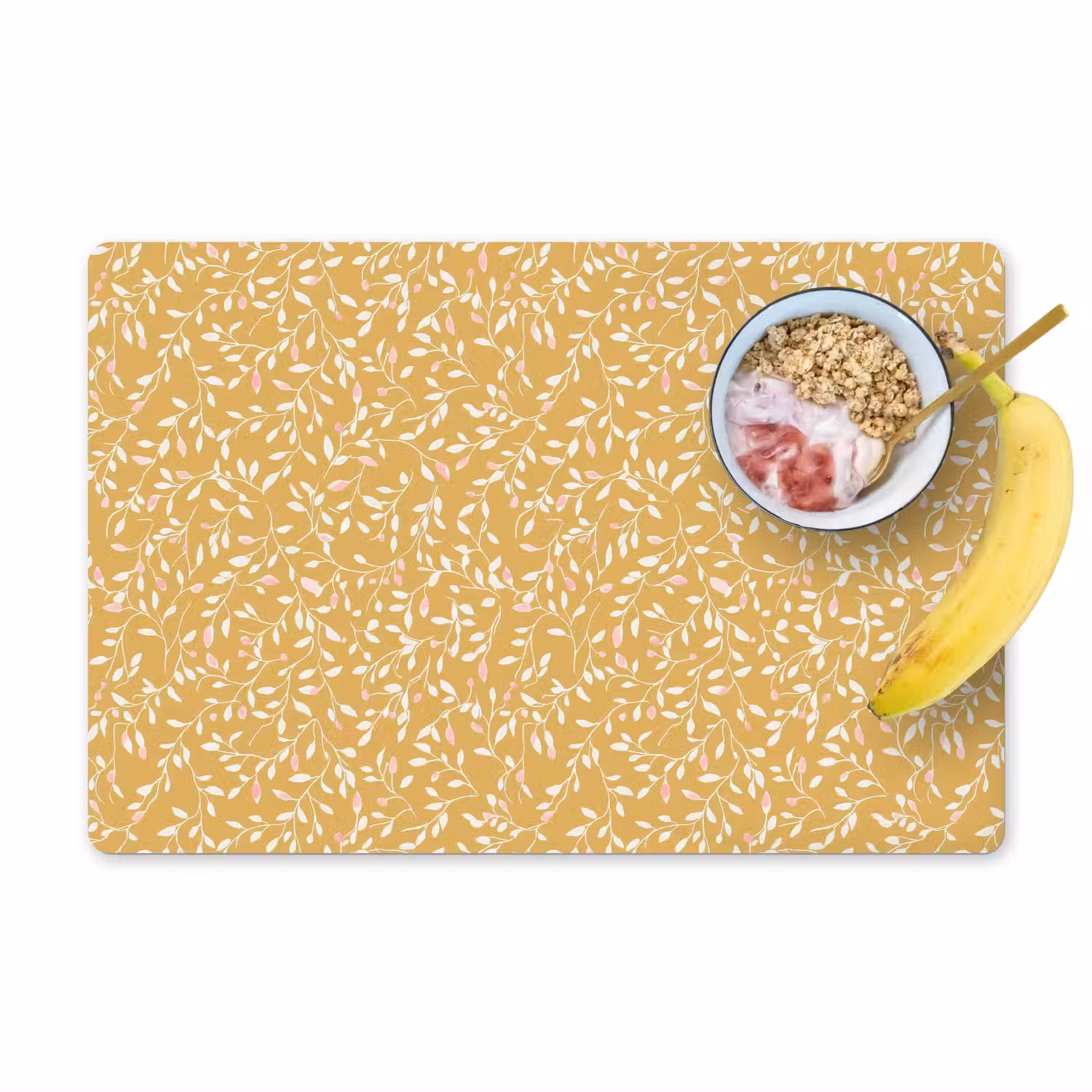 Takjes - Patroon - Oker Placemat vinyl groot 368 -zzzproduct_Kitchenyeah-website