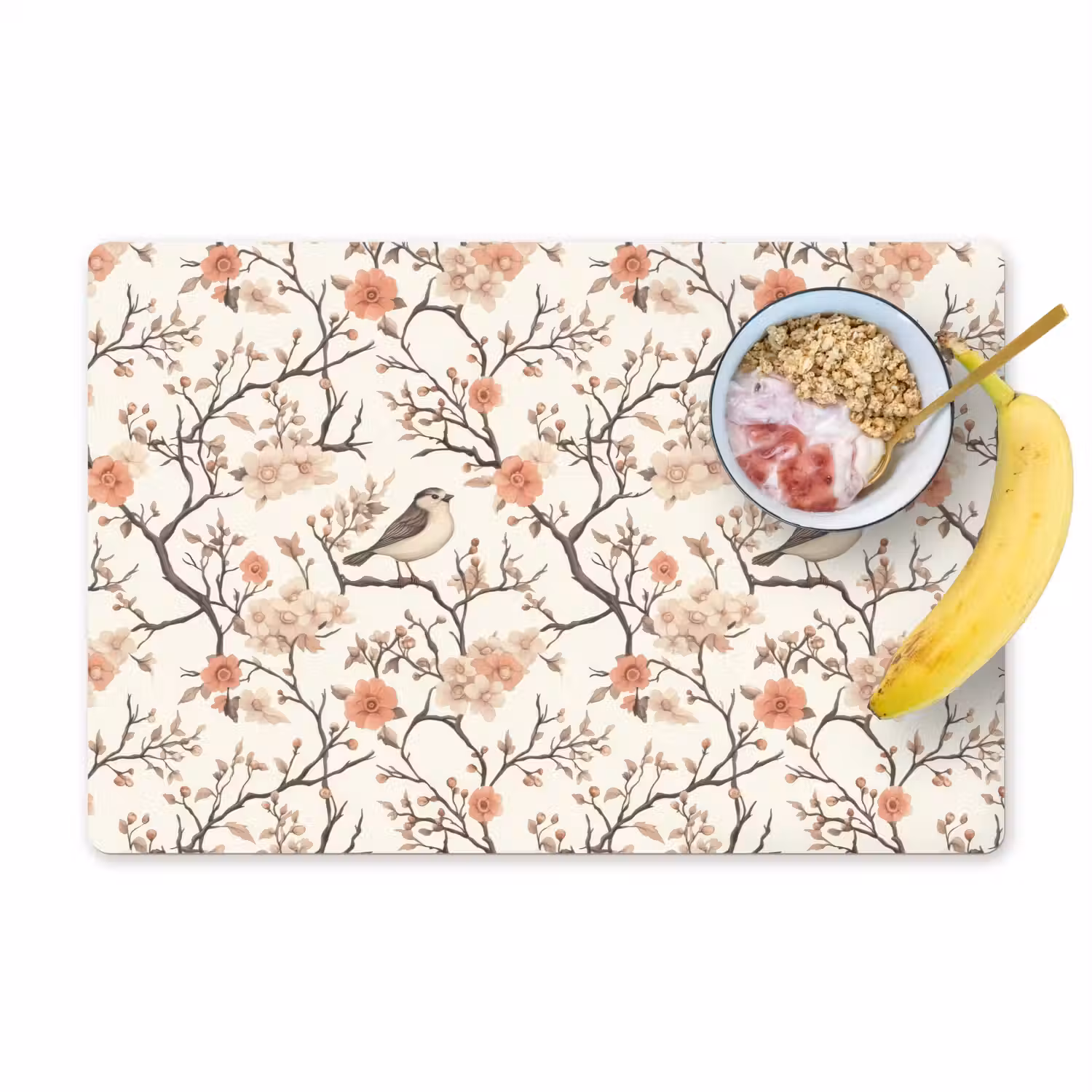 Kersenbloesem - Mus - Roze Placemat vinyl groot 368 -zzzproduct_Kitchenyeah-website