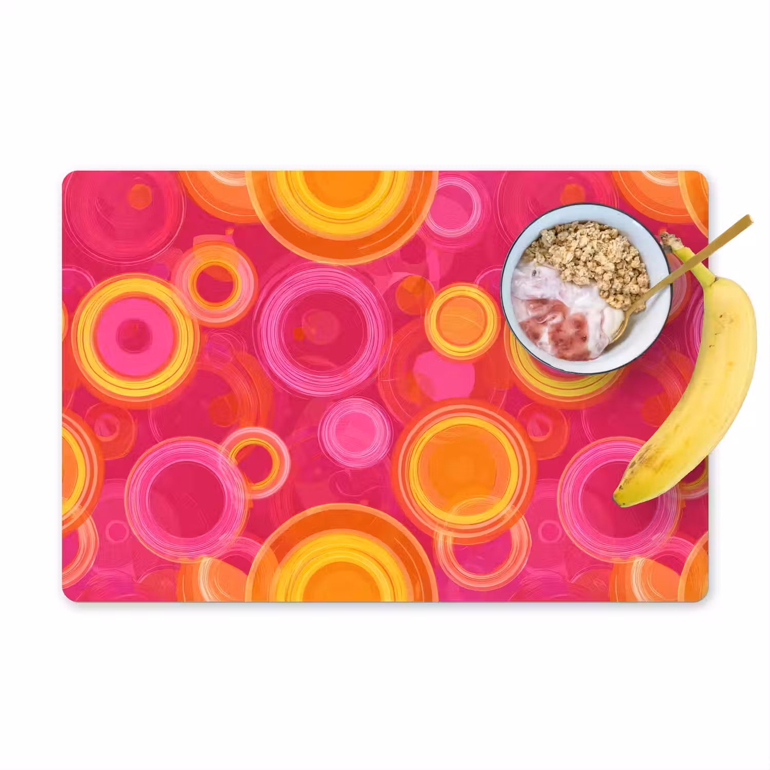 Cirkels - Design - Kleurrijk Placemat vinyl groot 368 -zzzproduct_Kitchenyeah-website