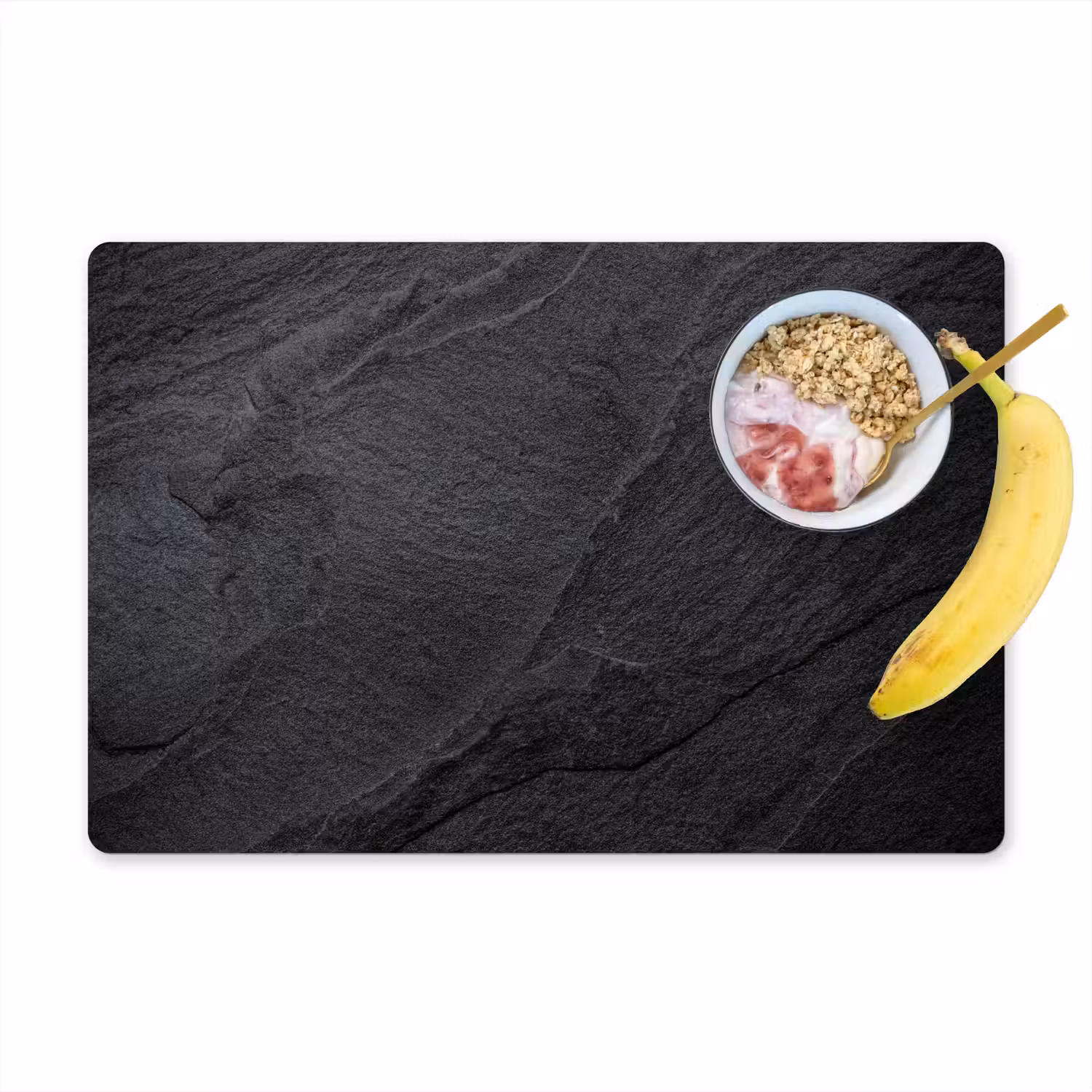 Beton - Zwart - Industrieel Placemat vinyl groot -zzzproduct_Kitchenyeah-website