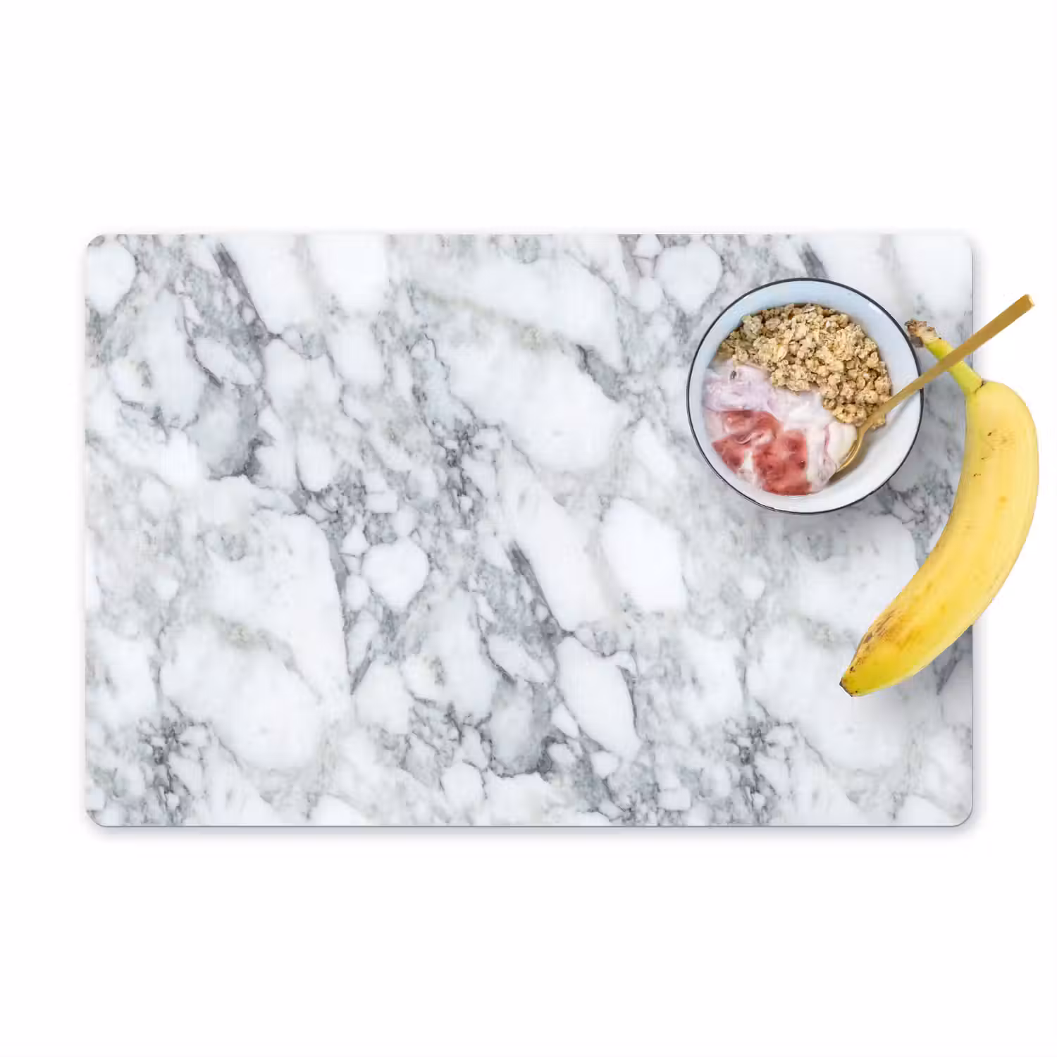 Mozaïek - Marmer - Wit - Onregelmatig Placemat vinyl groot 368 -zzzproduct_Kitchenyeah-website