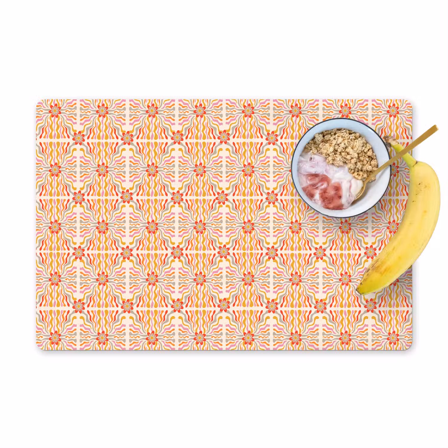 Patroon - Retro - Kleur Placemat vinyl groot 368 -zzzproduct_Kitchenyeah-website