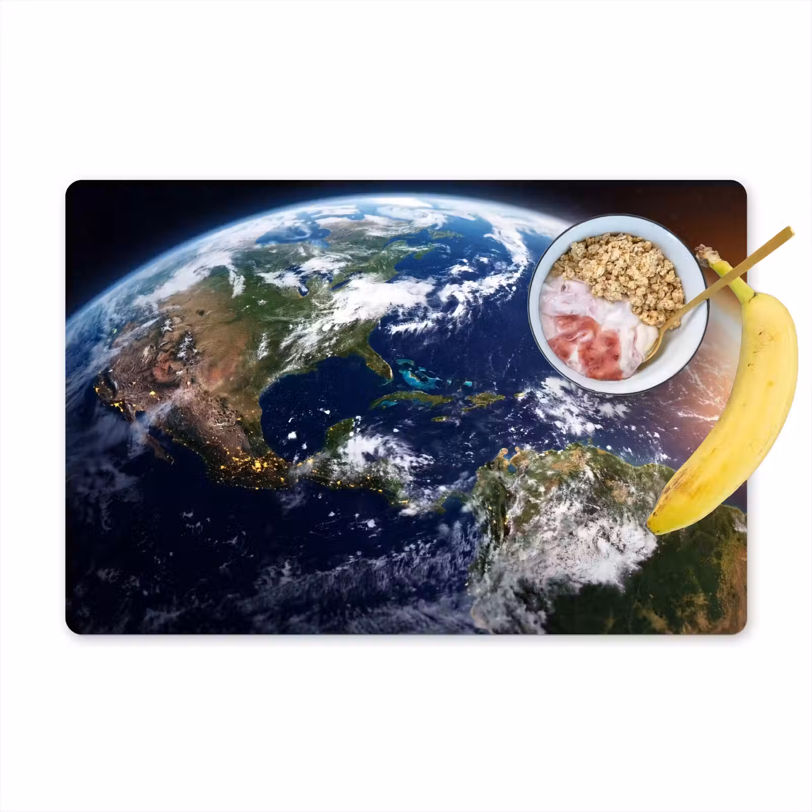 Placemat - 6 pieces - Planet - Space - Cosmos - Planeet - Ruimte - Kosmos Placemat vinyl groot