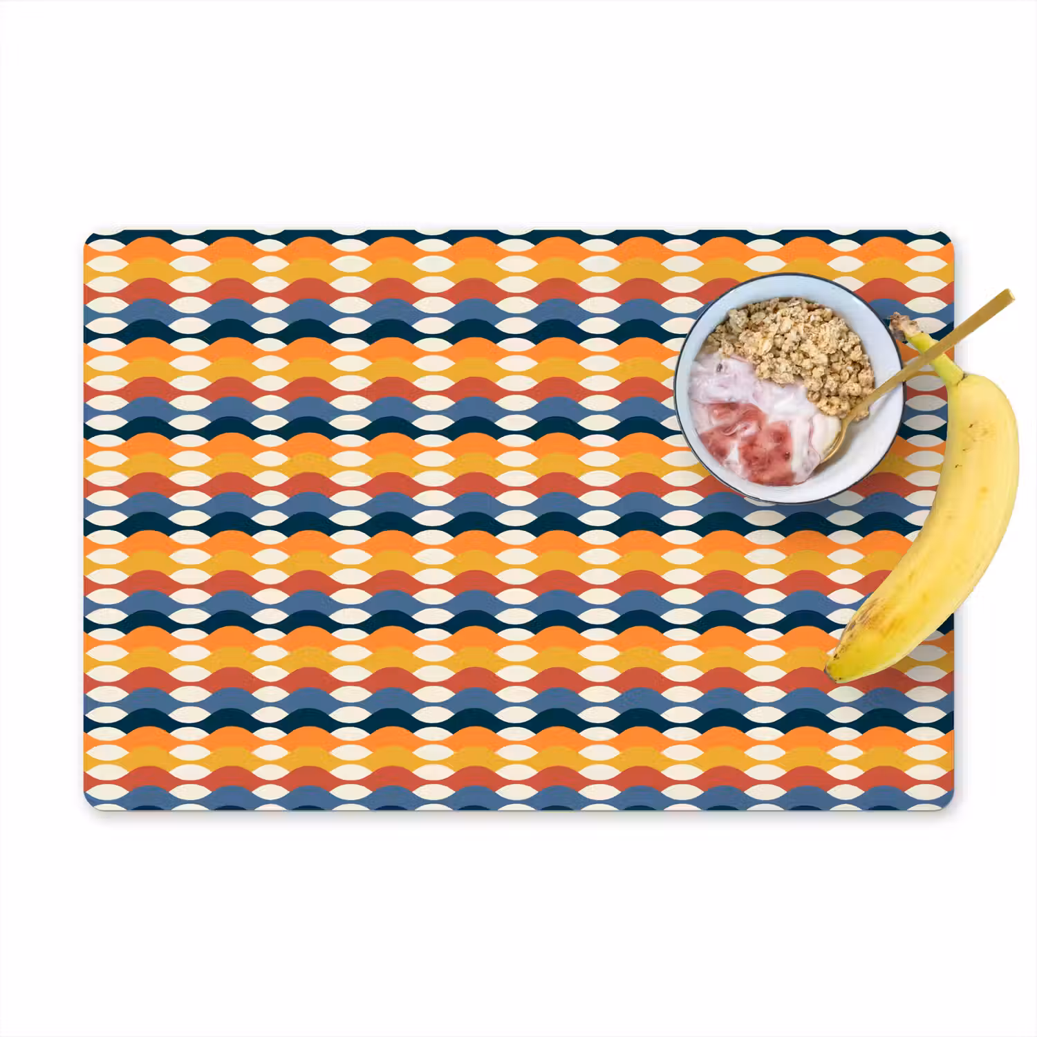 Retro - Disco - Golven Placemat vinyl groot 368 -zzzproduct_Kitchenyeah-website