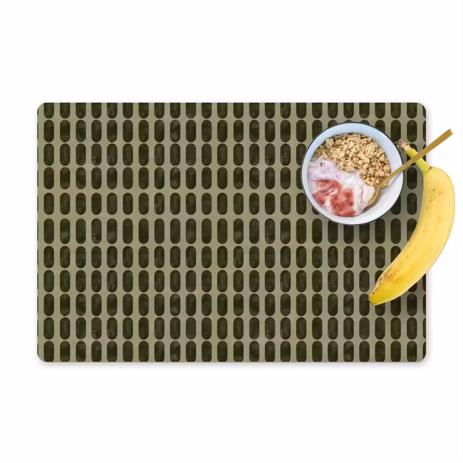Ritmisch - Effect - Groen Placemat vinyl groot 368 -zzzproduct_Kitchenyeah-website