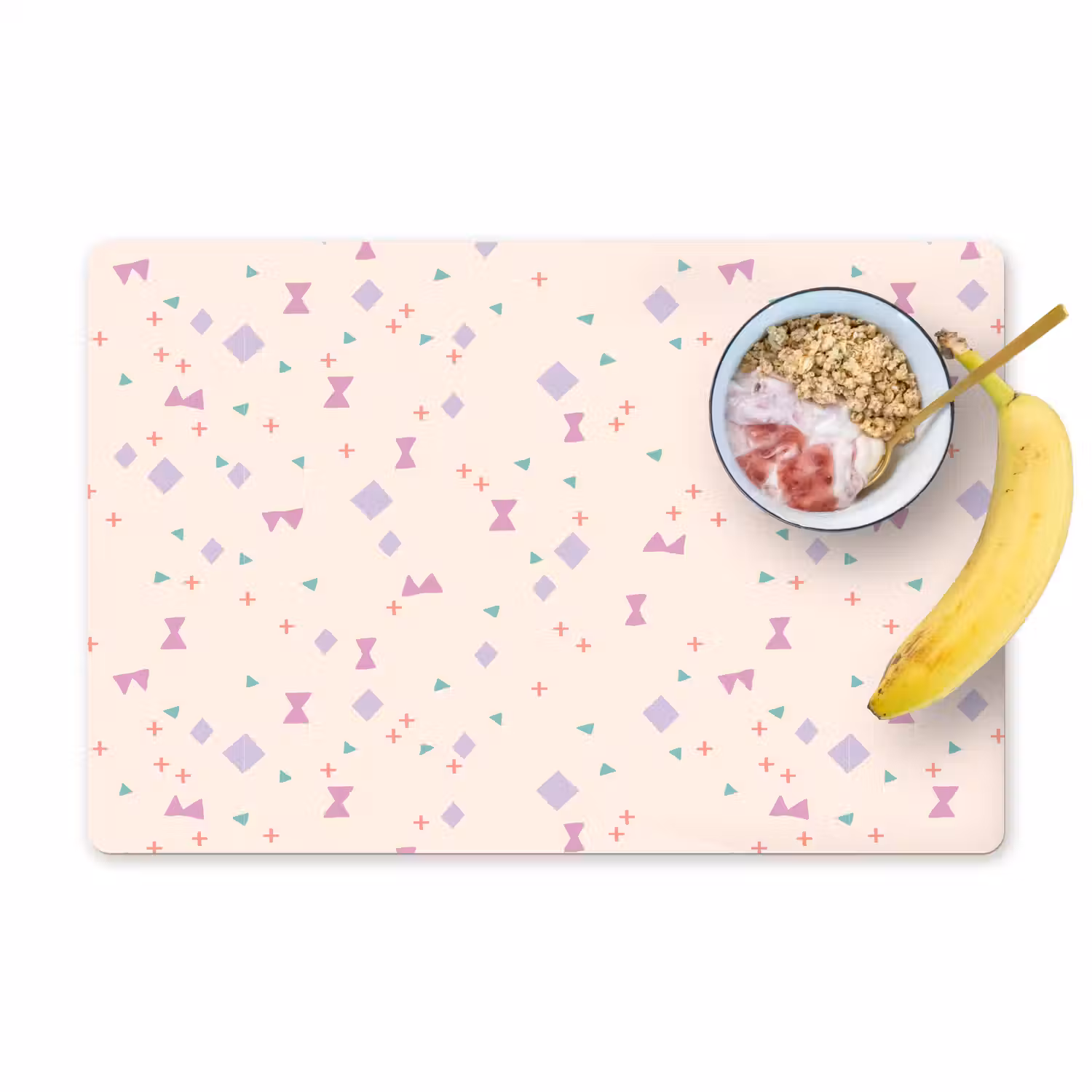 Vormen - Zalmroze - Patroon Placemat vinyl groot 368 -zzzproduct_Kitchenyeah-website