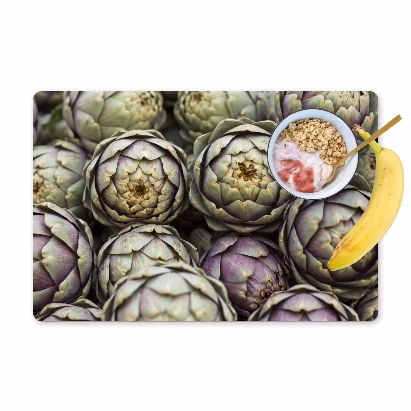 Placemat - 6 pieces - Vegetables - Fresh - Food - Groenten - Vers - Eten Placemat vinyl groot