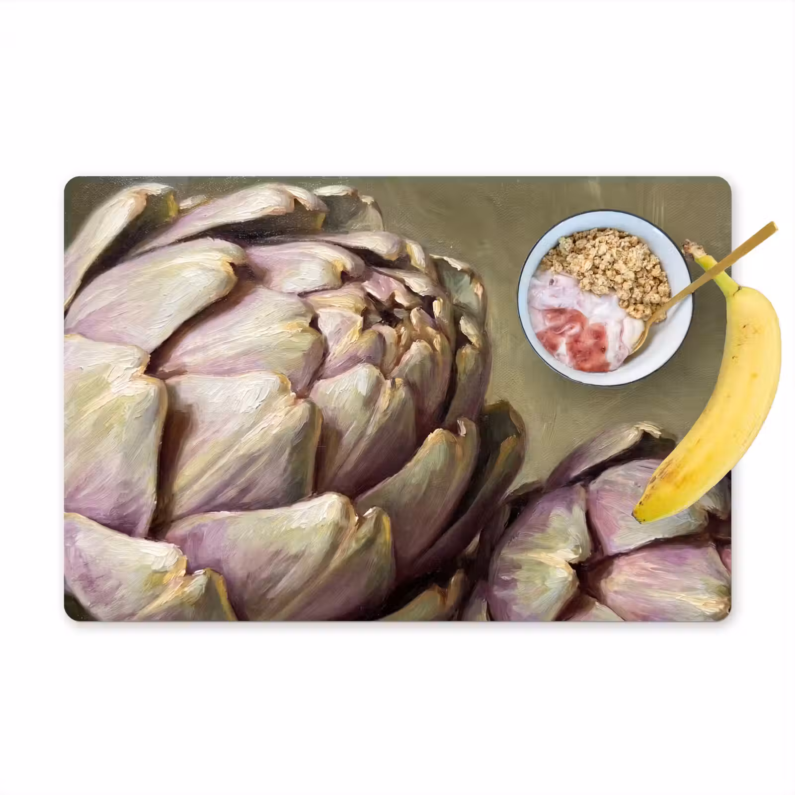 Placemat - 6 pieces - Vegetables - Still Life - Painting - Groente - Stilleven - Schilderij Placemat vinyl groot