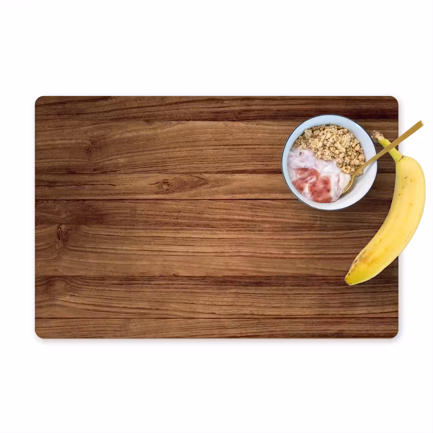 Houtlook - Bruin Placemat vinyl groot -zzzproduct_Kitchenyeah-website