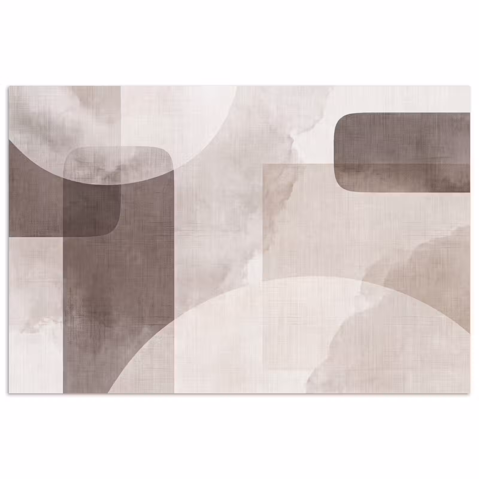 Poster - Abstract Shapes - Beige - Abstracte vormen - Beige poster papier klein