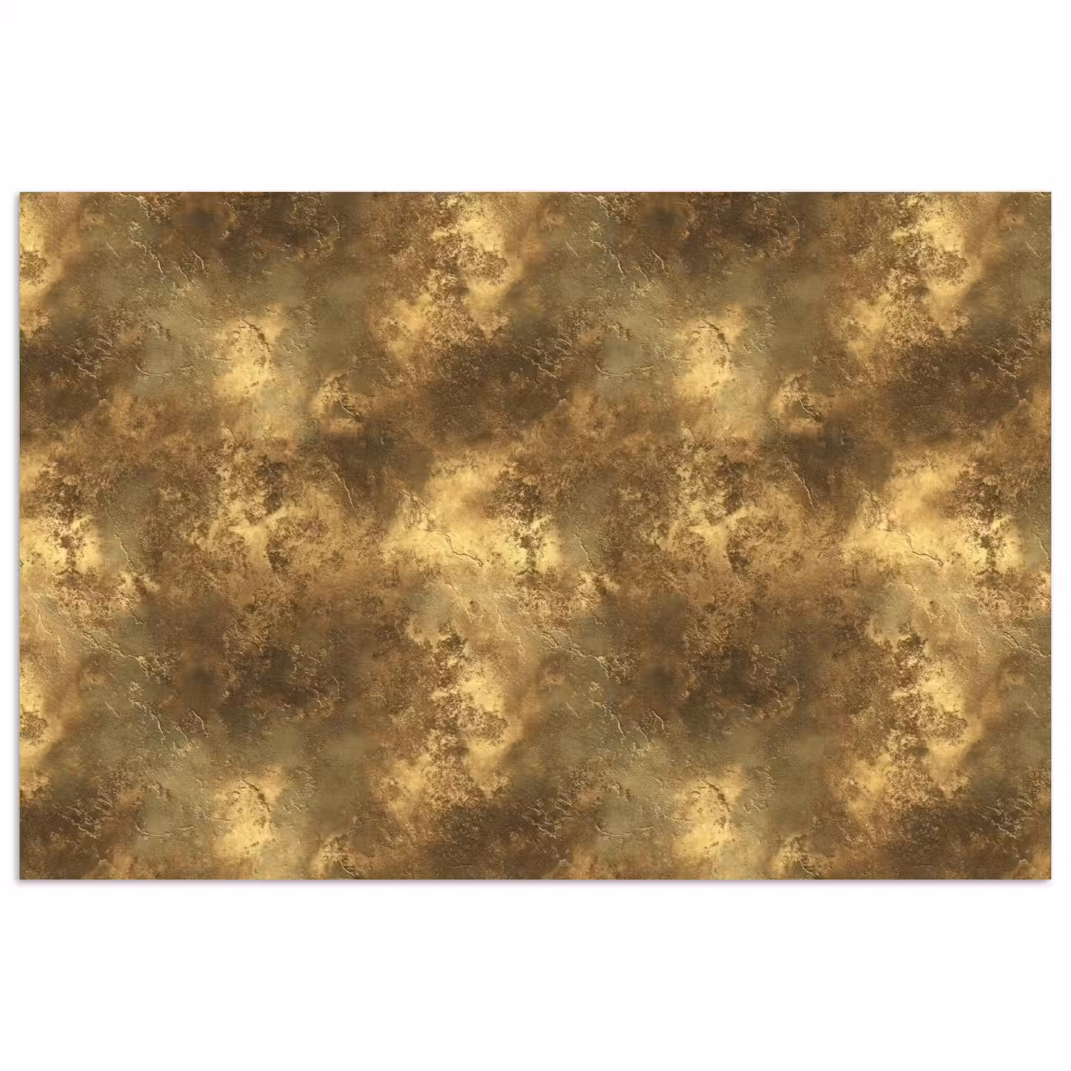 Antiek - Metaallook - Goud poster papier klein 62 -3d