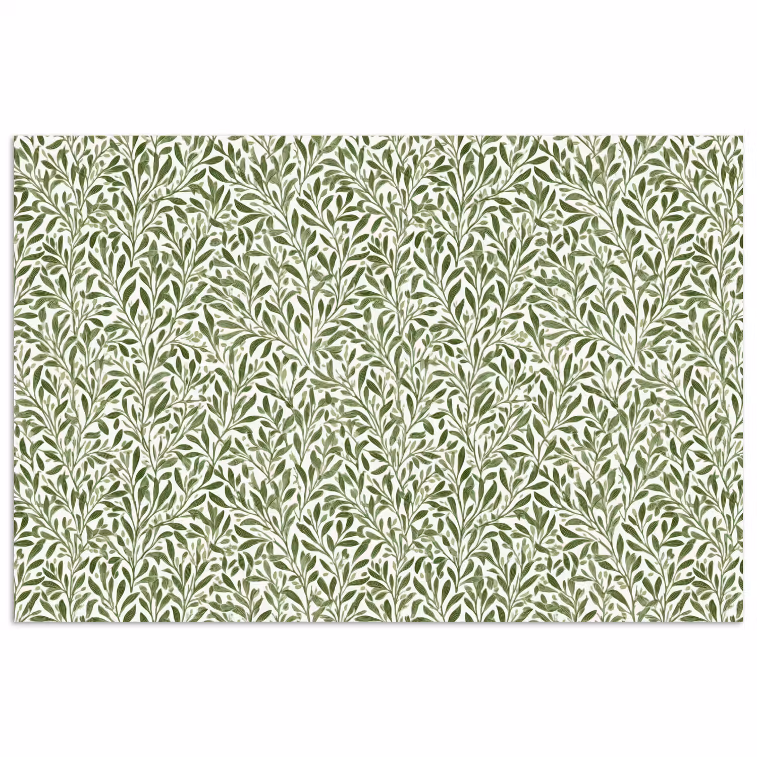Botanisch - Takken - Groen poster papier klein 62 -3d