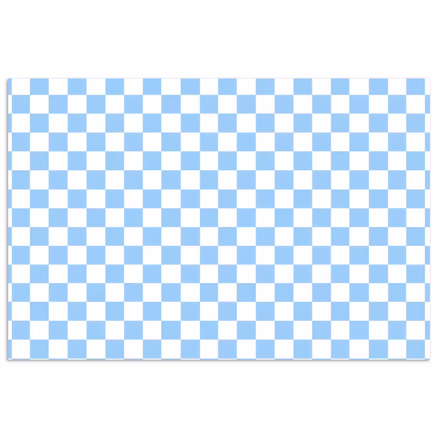 Schaakbord - Klassiek - Blauw poster papier klein 62 -3d