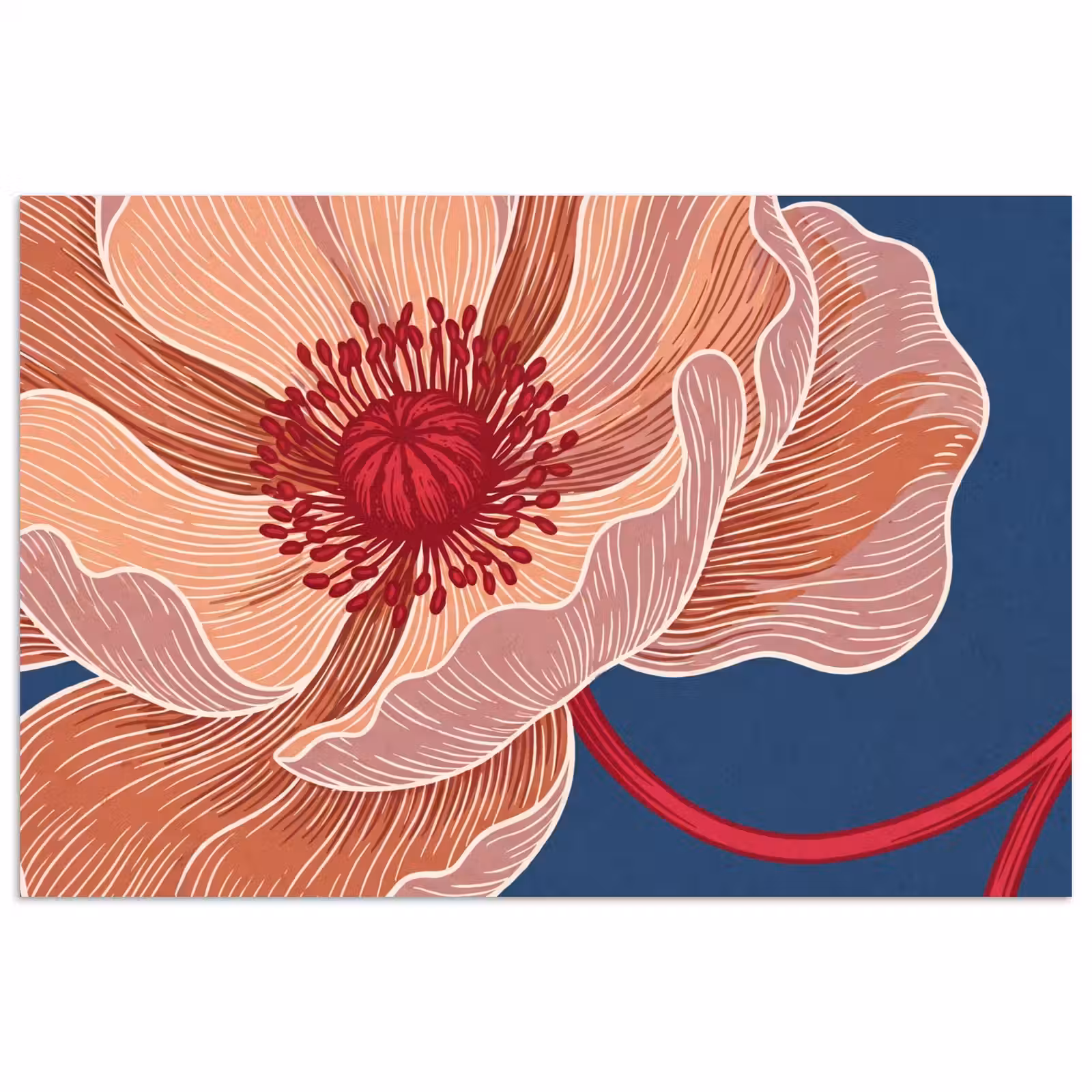 Poster - Flowers - Modern - Abstract - Bloemen - Modern - Abstract poster papier klein