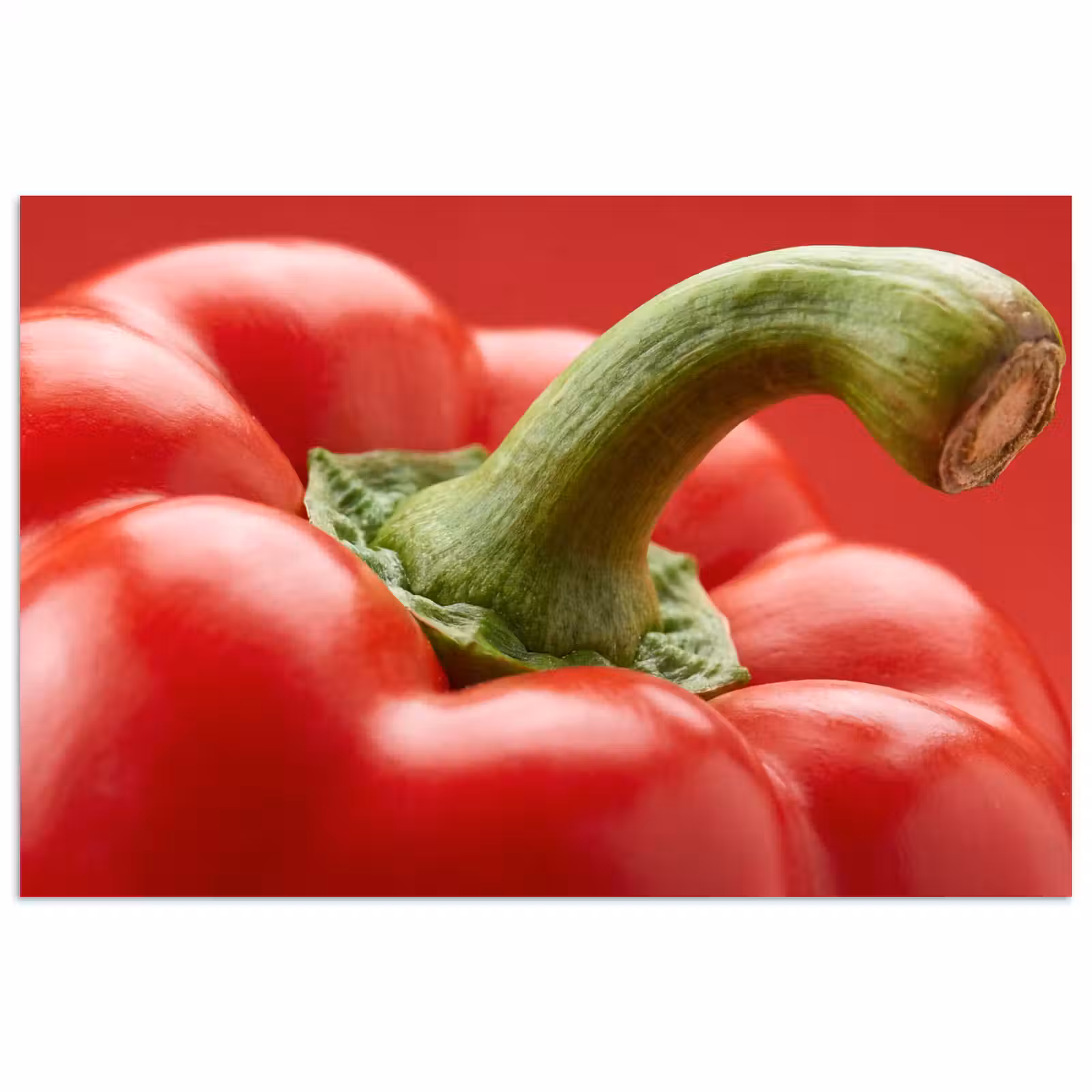 Poster - Food - Bell Pepper - Red - Eten - Paprika - Rood poster papier klein