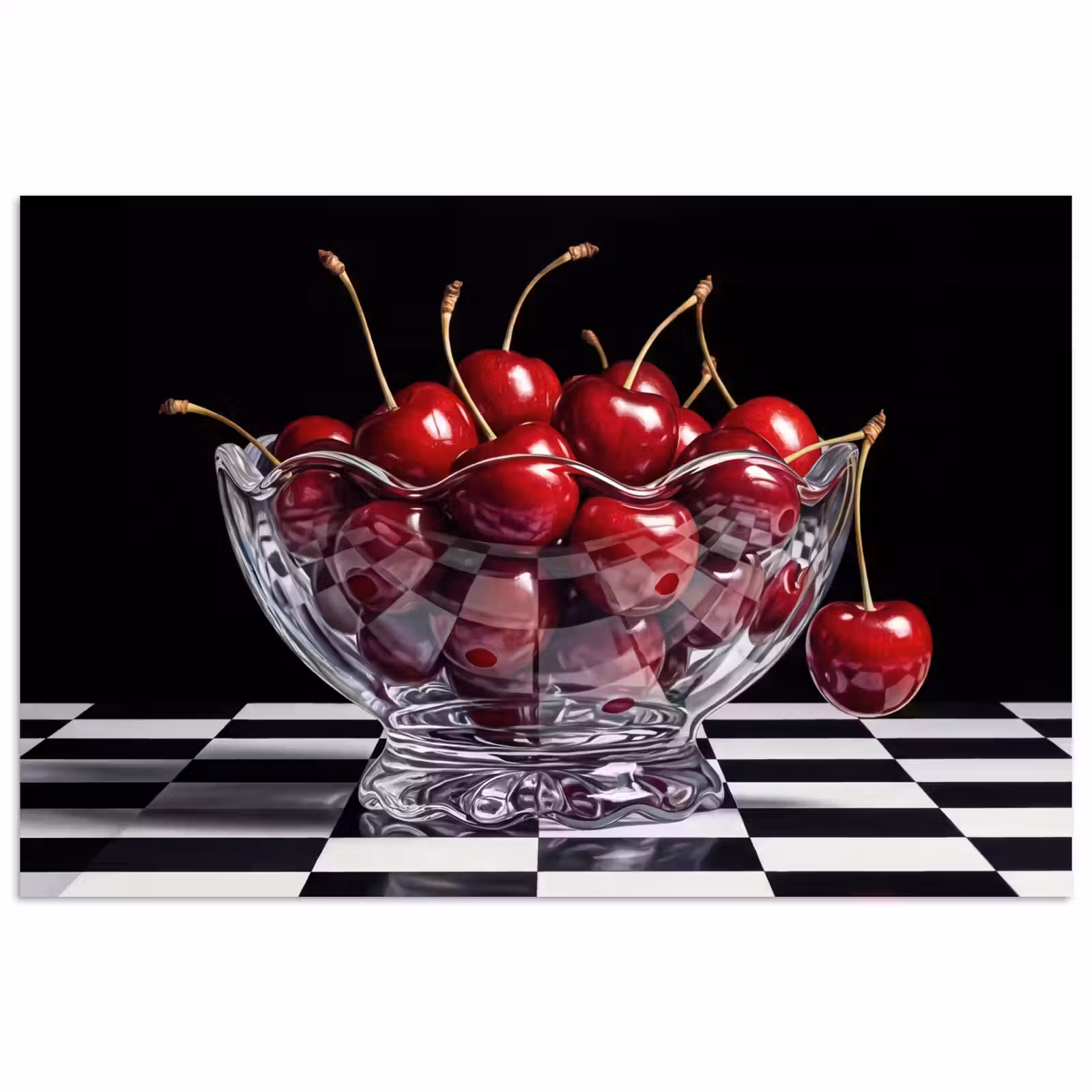 Poster - Food - Cherries - Red - Eten - Kersen - Rood poster papier klein