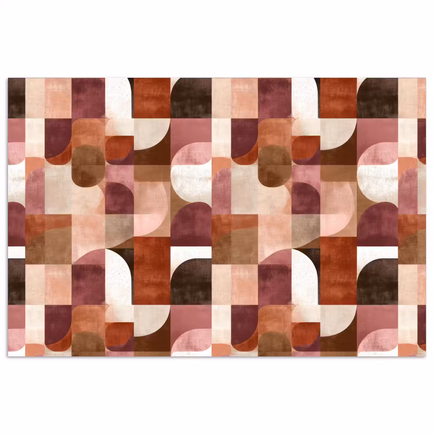 Geometrie - Modern - Retro poster papier klein 62 -3d
