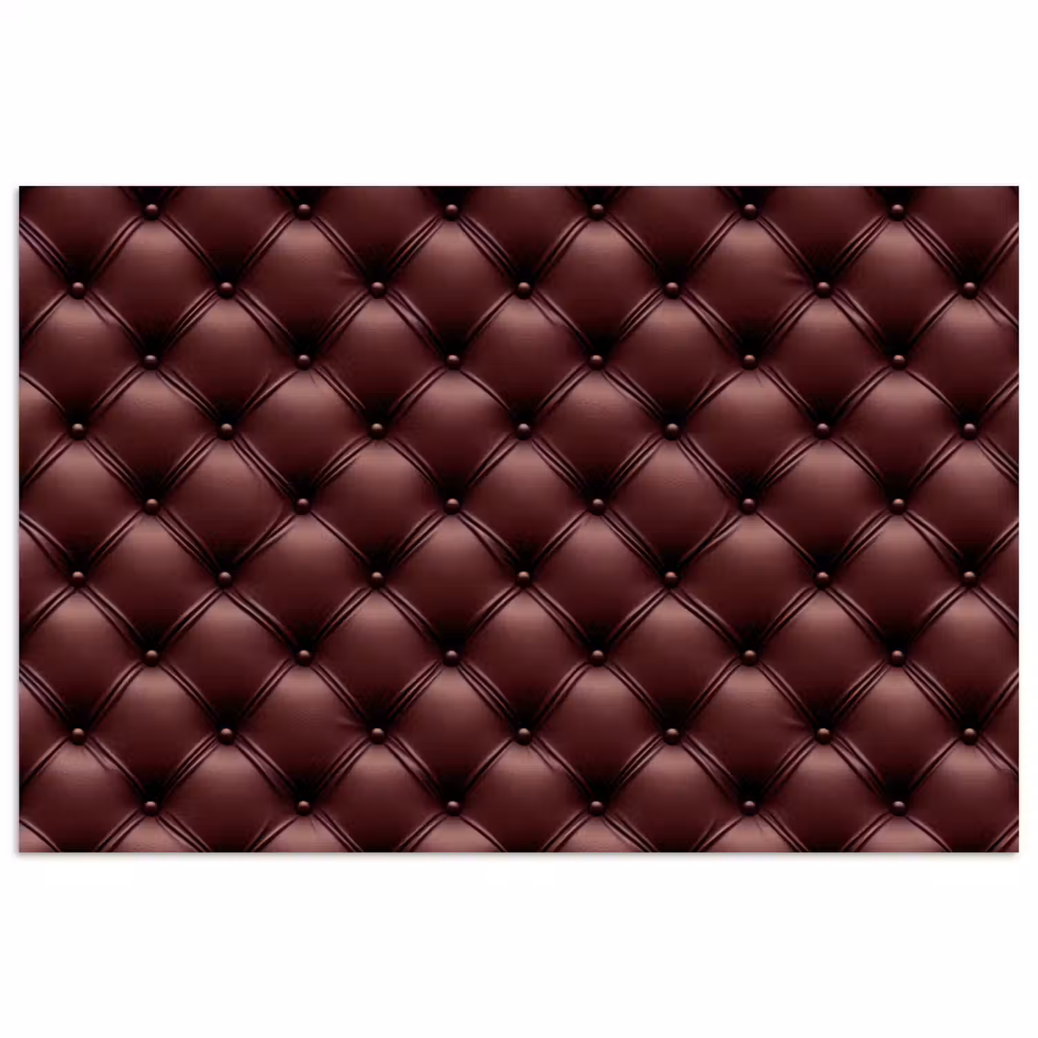 Leer - Patroon - Bordeaux poster papier klein 62 -3d