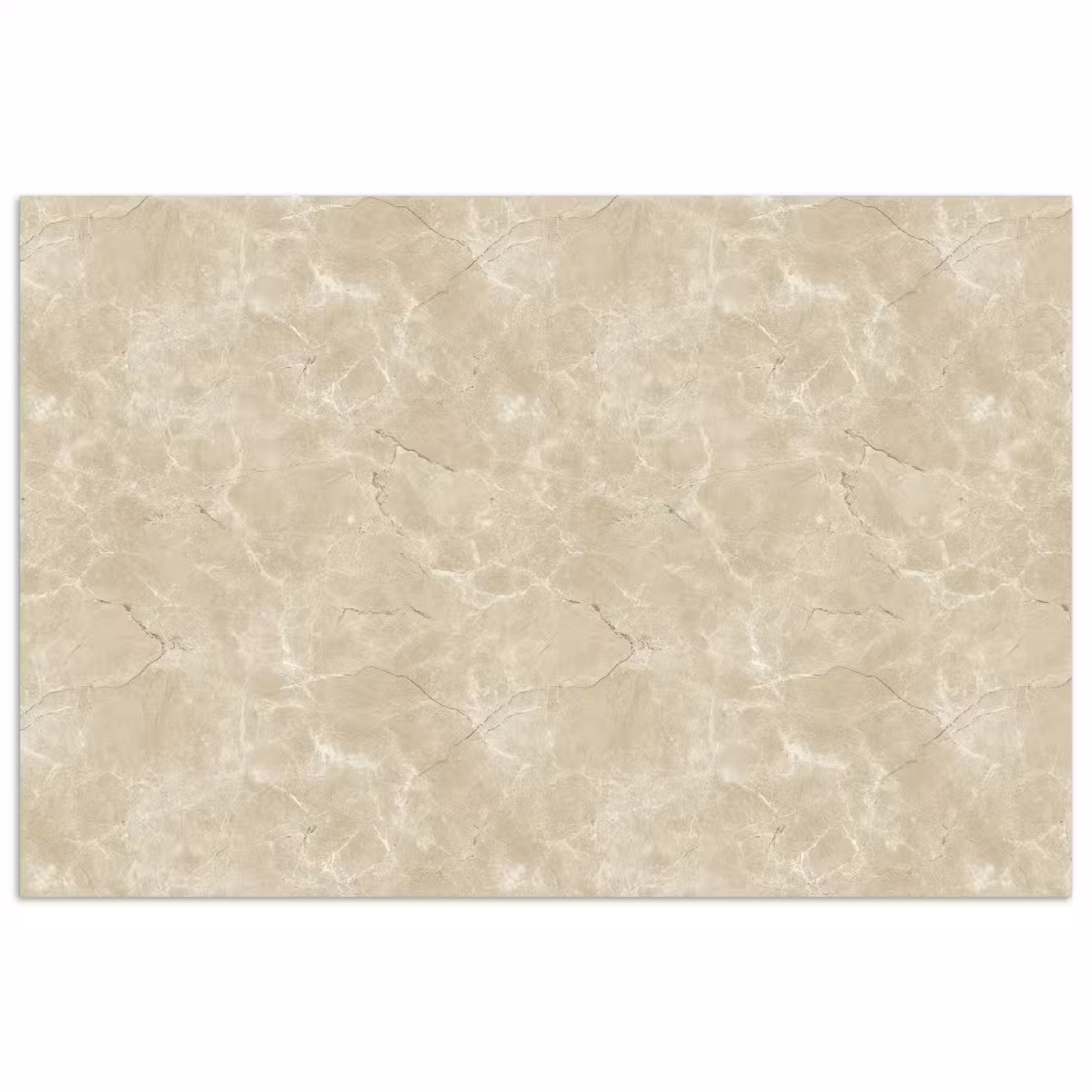 Lichtbeige - Marmer - Diffusie adering poster papier klein 62 -3d
