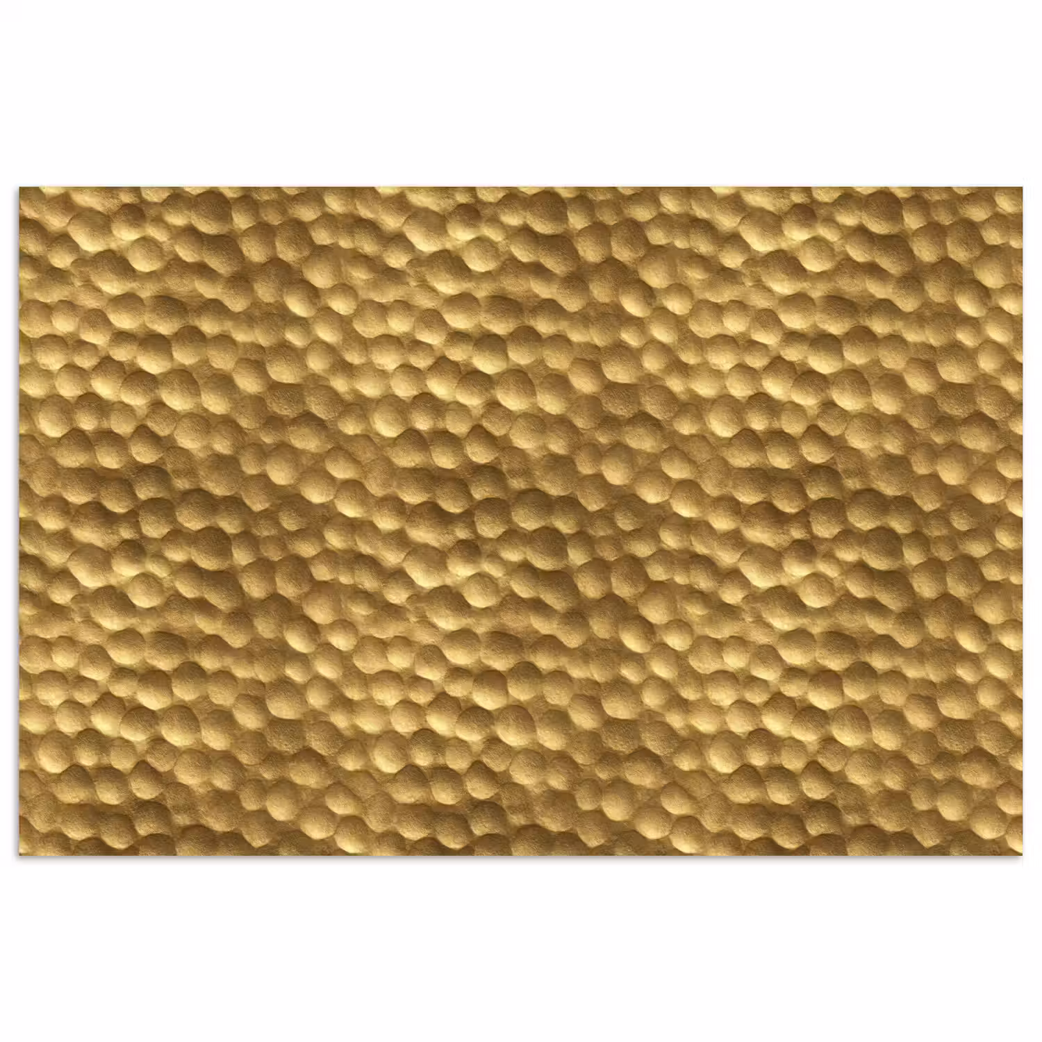 Metaal - Dynamisch - Goud poster papier klein 62 -3d