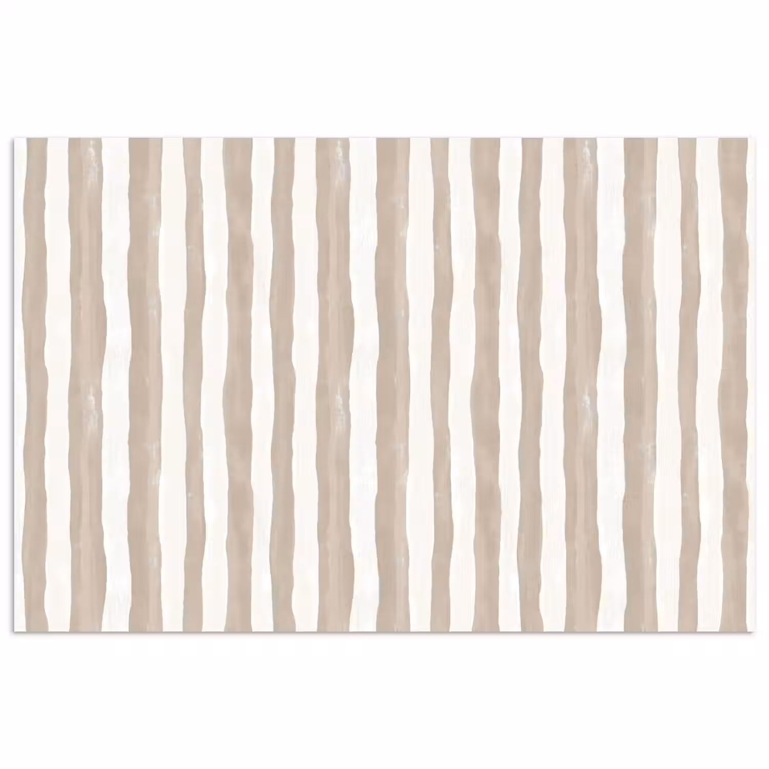 Minimalistisch - Strepen - Beige poster papier klein 62 -3d