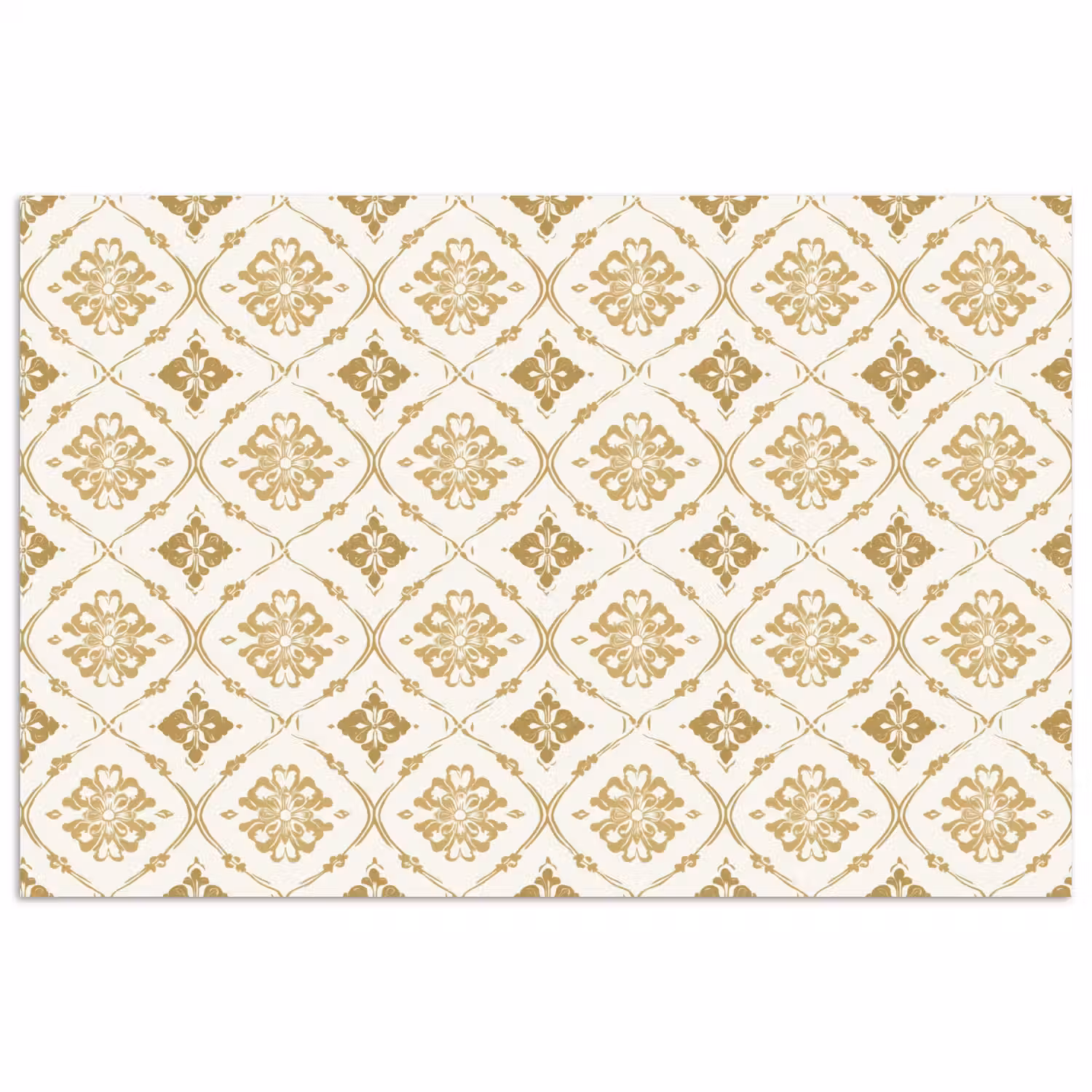 Ornament - Klassiek - Goud poster papier klein 62 -3d