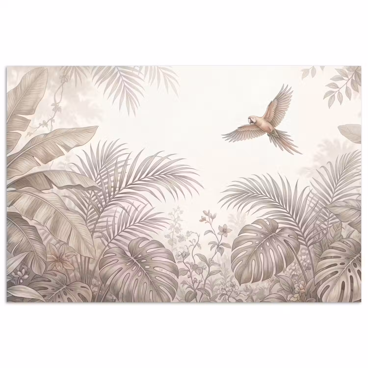 Papagaai - Jungle - Tropisch poster papier klein -3d