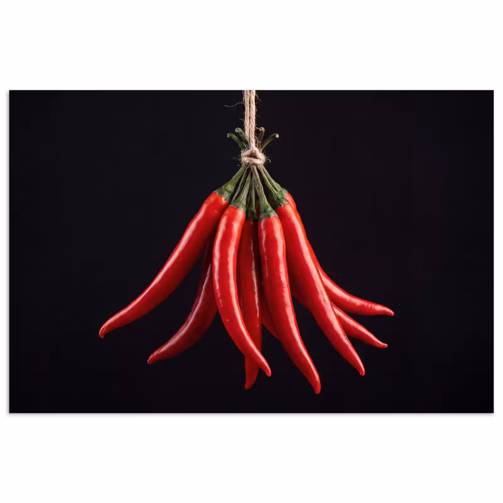 Poster - Red Pepper - Food - Rode peper - Eten poster papier klein