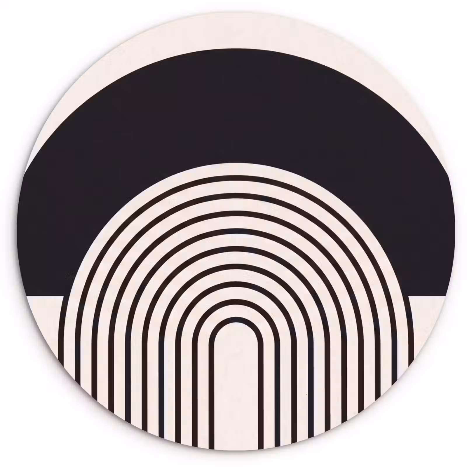 round wall art - Abstract - Arch - Modern - Abstract - Boog - Modern Wandcirkel kunststof plaat 5mm dik klein