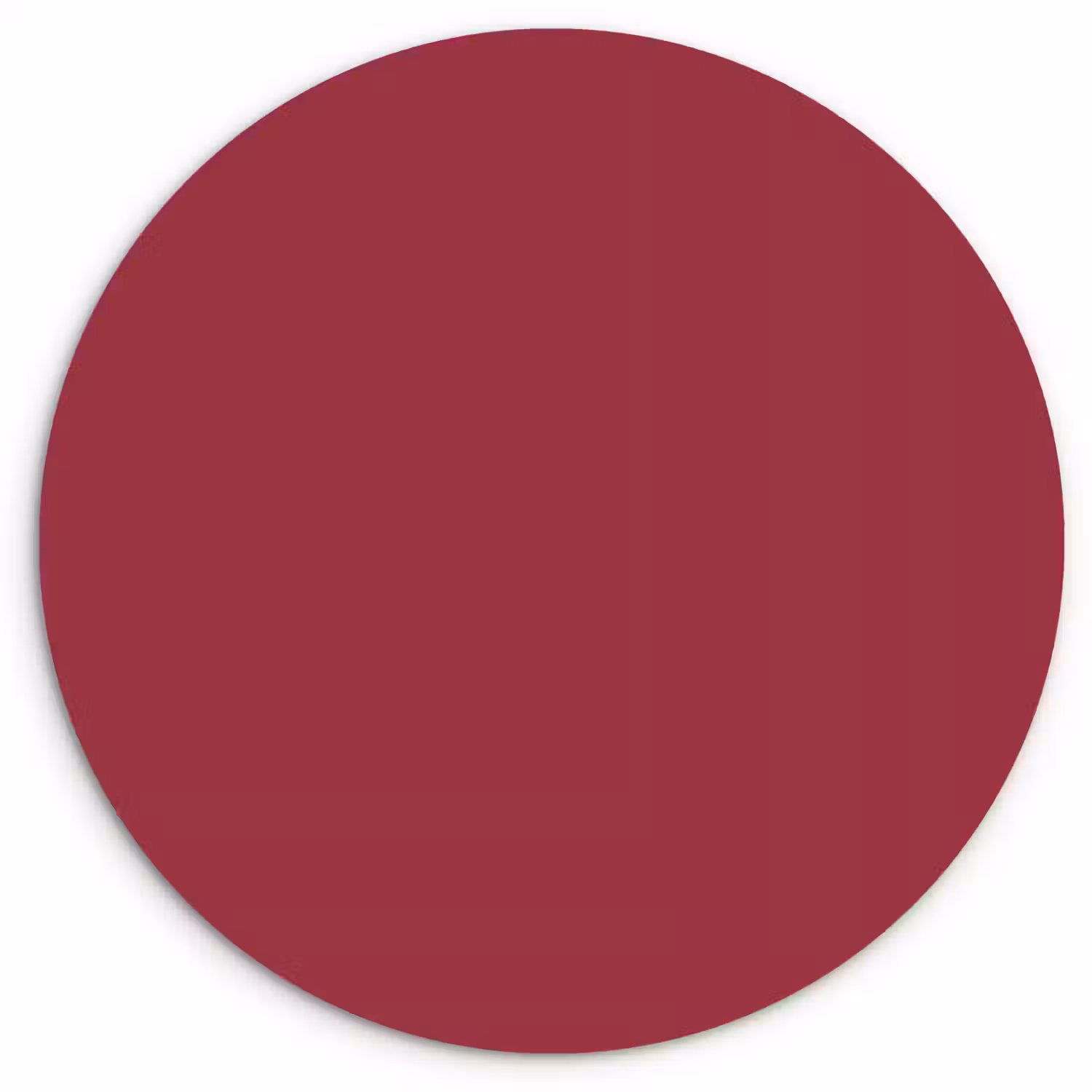 Antique - Ruby - Rood Wandcirkel kunststof plaat 5mm dik klein 188 -3d