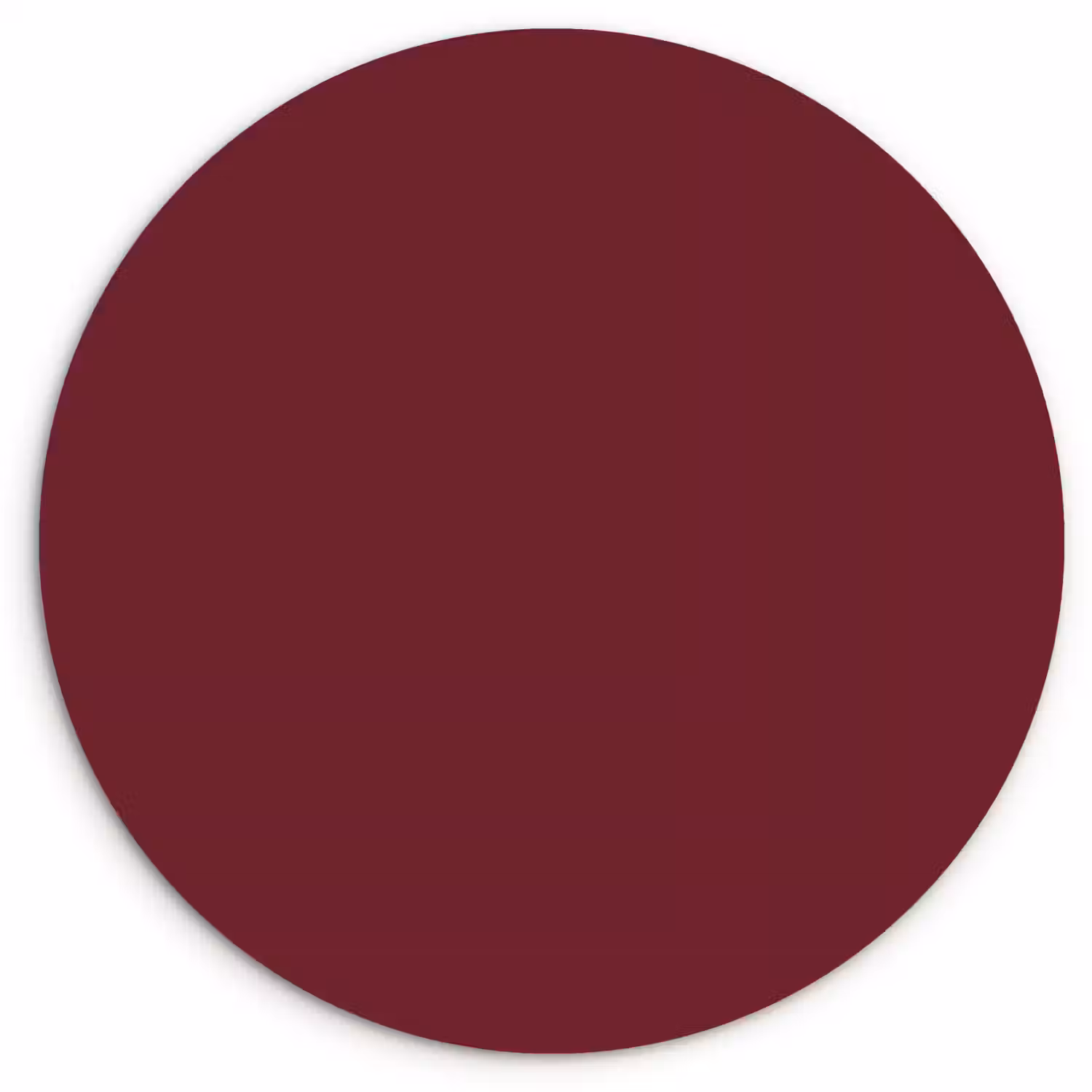 Dark - Garnet - Rood Wandcirkel kunststof plaat 5mm dik klein 188 -3d