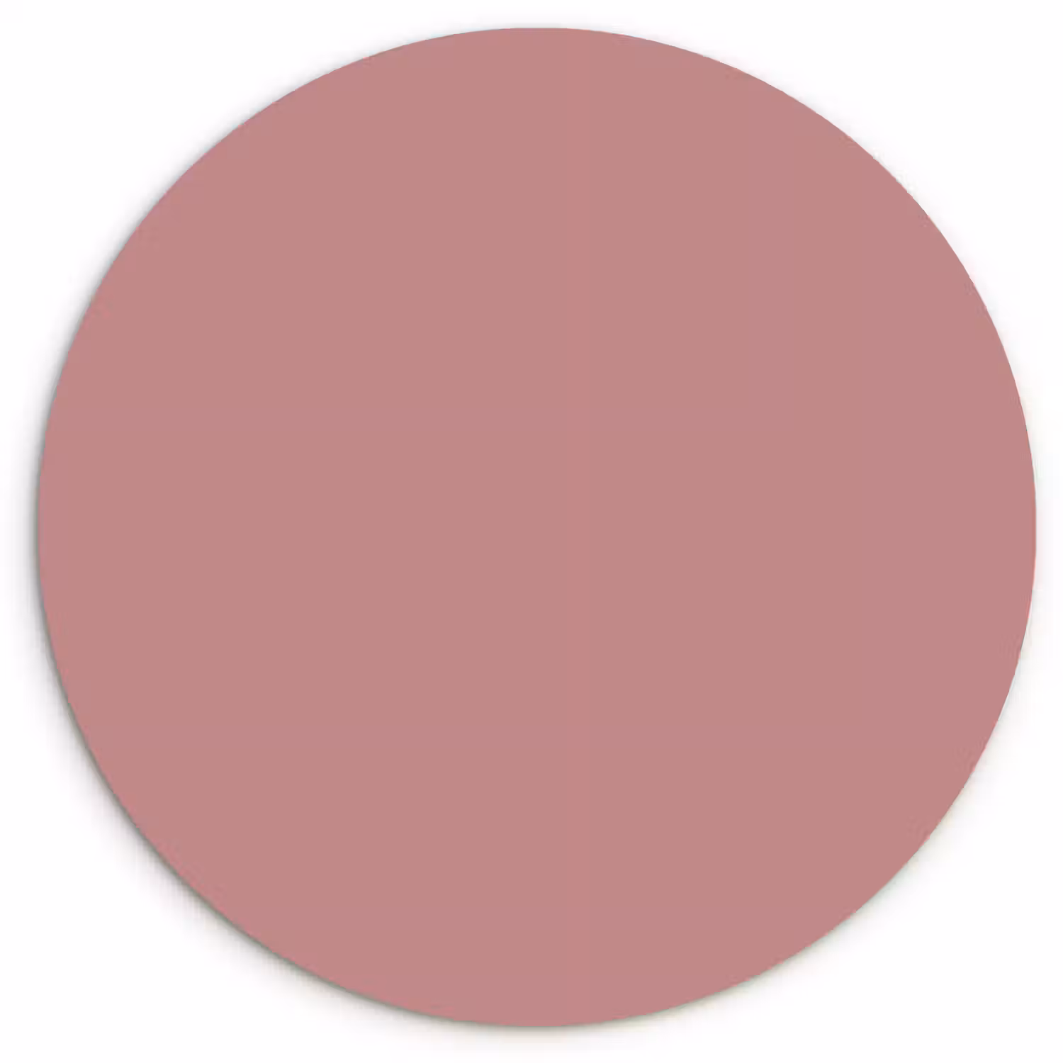 Dusty - Rose - Roze Wandcirkel kunststof plaat 5mm dik klein 188 -3d
