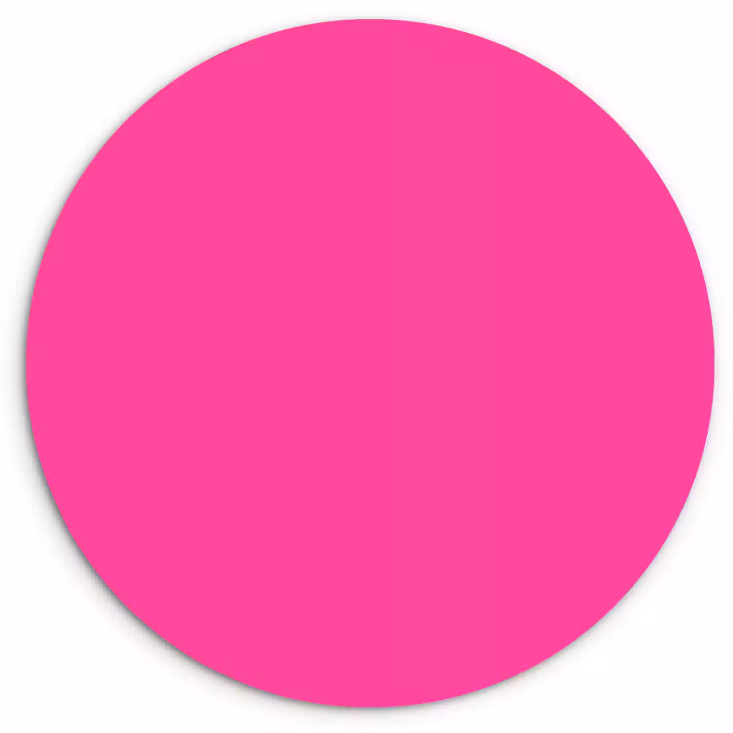 Electric - Magenta - Roze Wandcirkel kunststof plaat 5mm dik klein 188 -3d