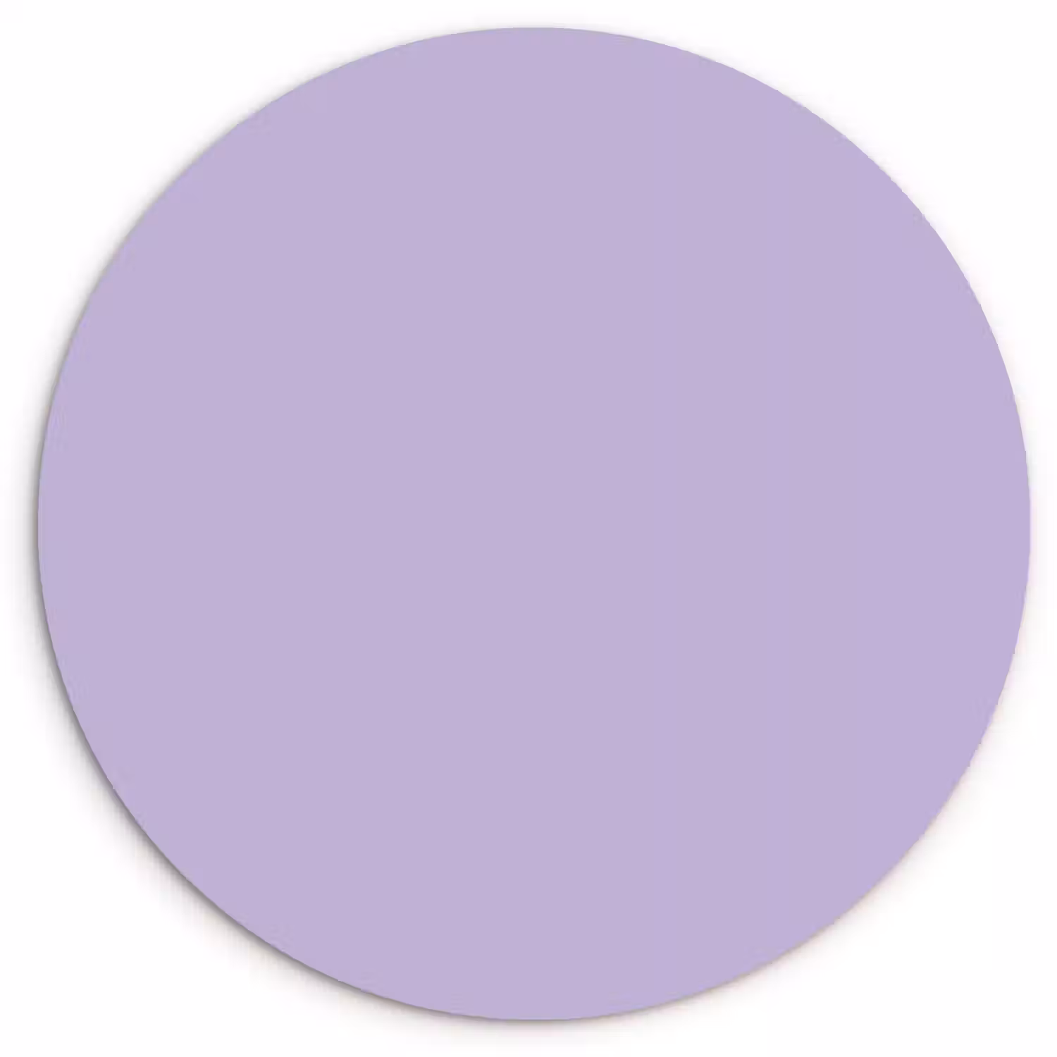 Pastel - Lilac - Paars Wandcirkel kunststof plaat 5mm dik klein 188 -3d