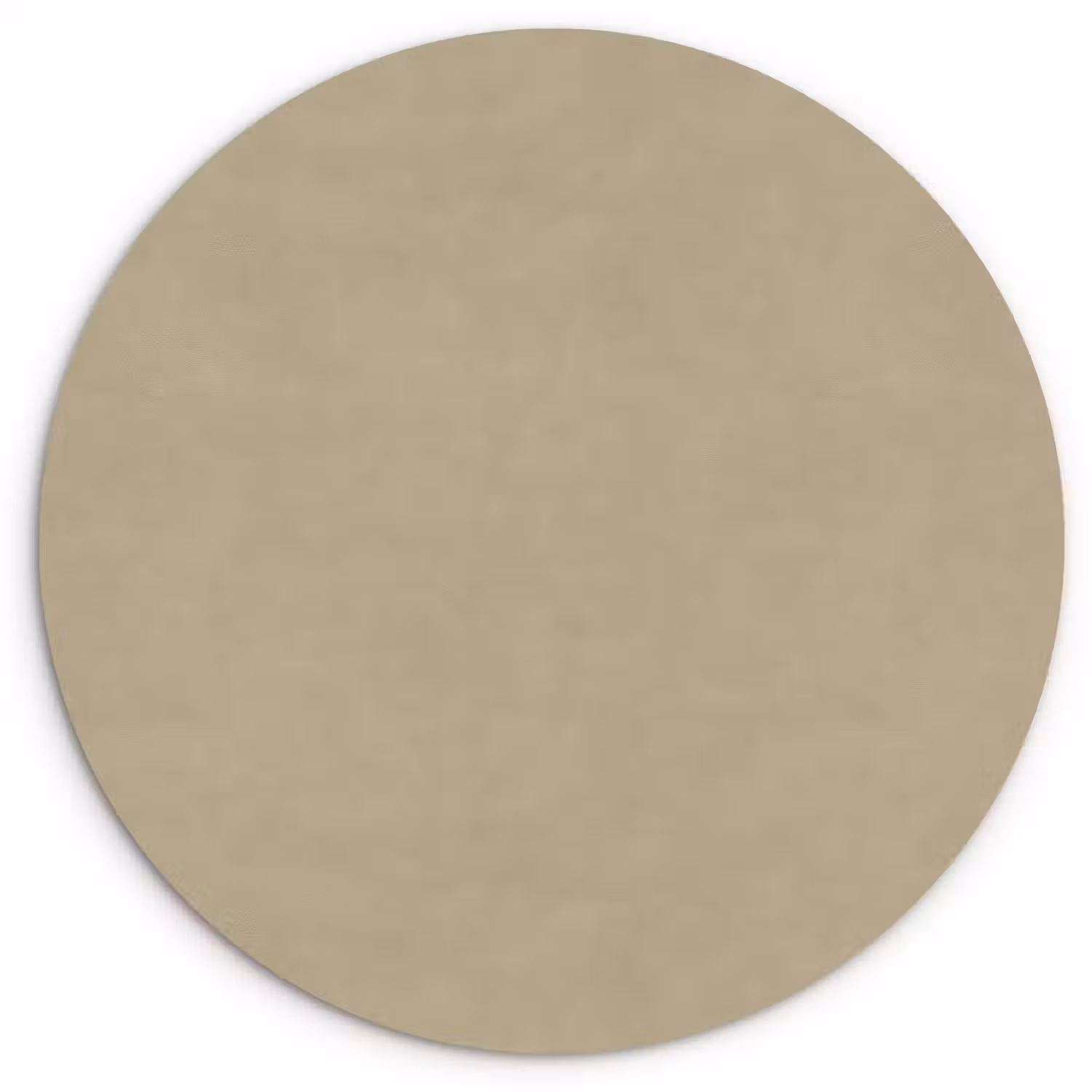 Zandkleur - Korrelige structuur - Beton Wandcirkel kunststof plaat 5mm dik klein 188 -3d