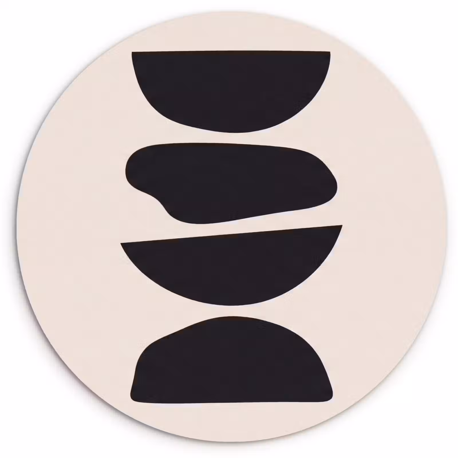 round wall art - Shapes - Abstract - Modern - Vormen - Abstract - Modern Wandcirkel kunststof plaat 5mm dik klein