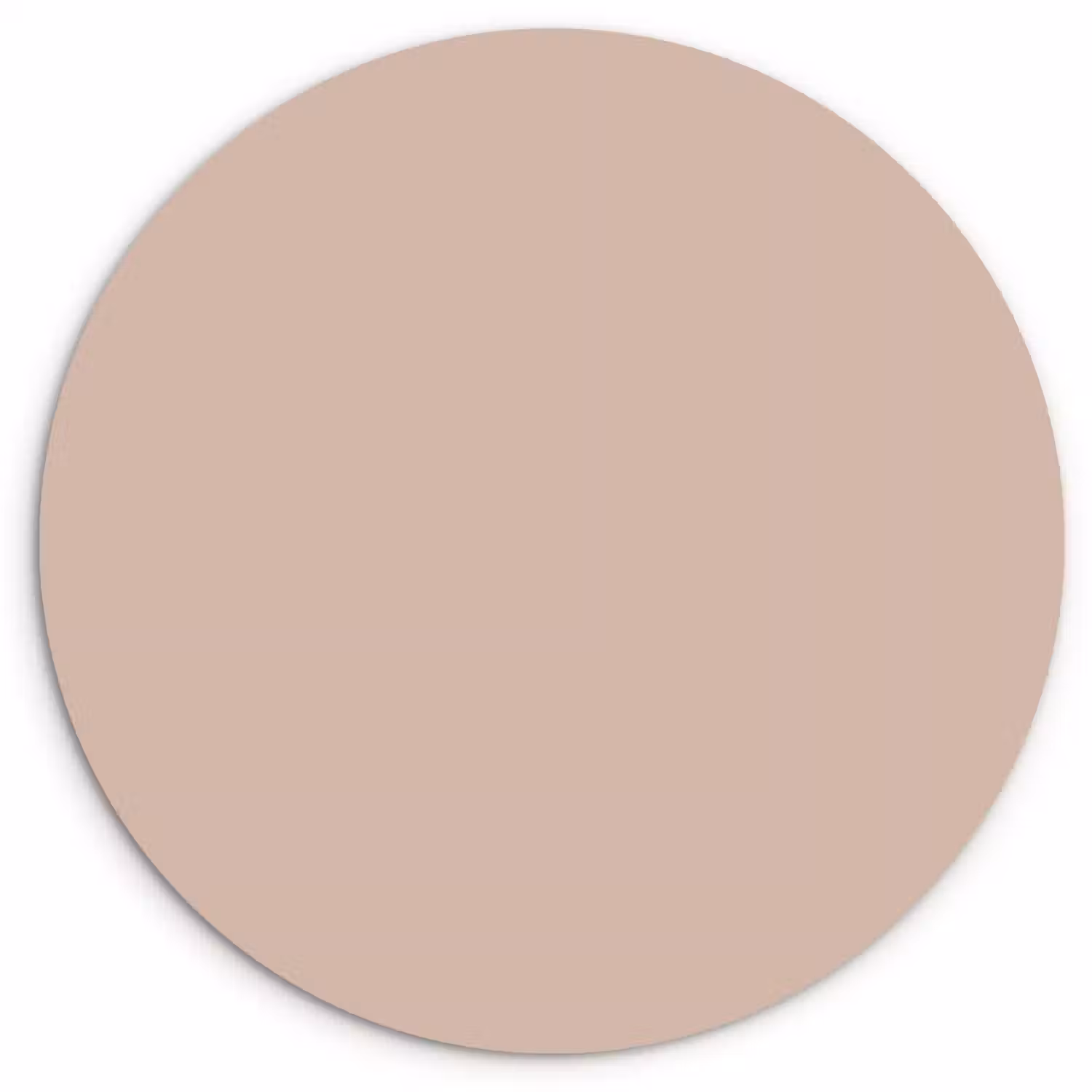Soft - Clay - Nude Wandcirkel kunststof plaat 5mm dik klein 188 -3d
